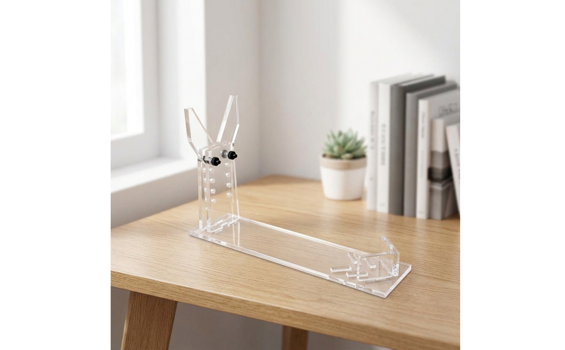 Modellwaffen-Ständer Höhenverstellbar Acrylständer Breitenverstellbar für Regal