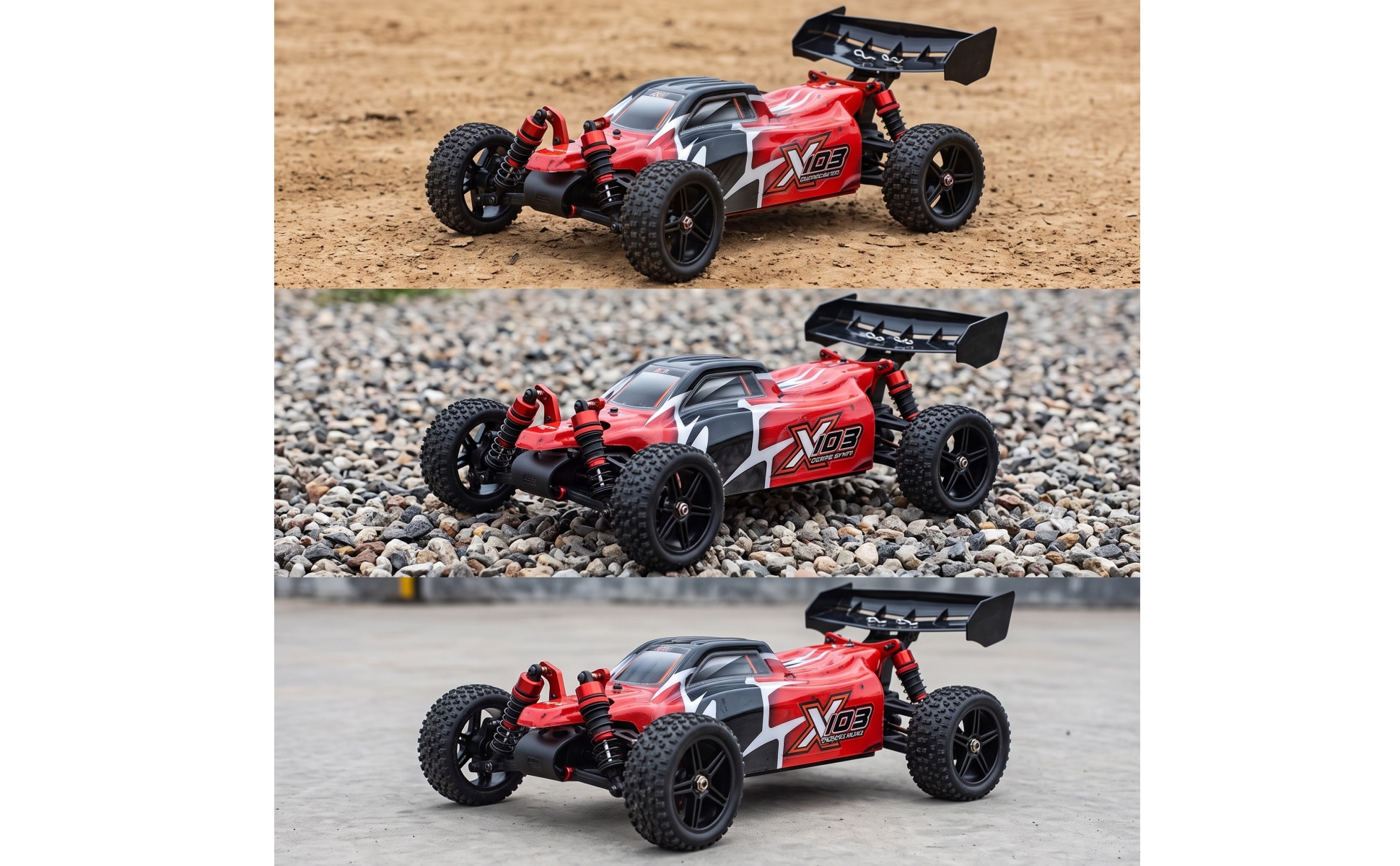 RC Car Chassis with Tires 4WD RC Racing Chassis All-Terrain for Hobbyists