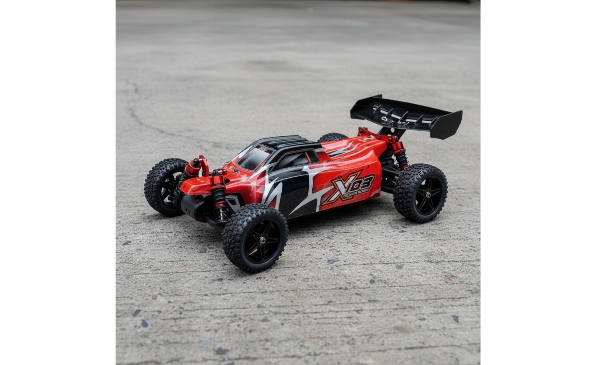 RC Car Chassis with Tires 4WD RC Racing Chassis All-Terrain for Hobbyists