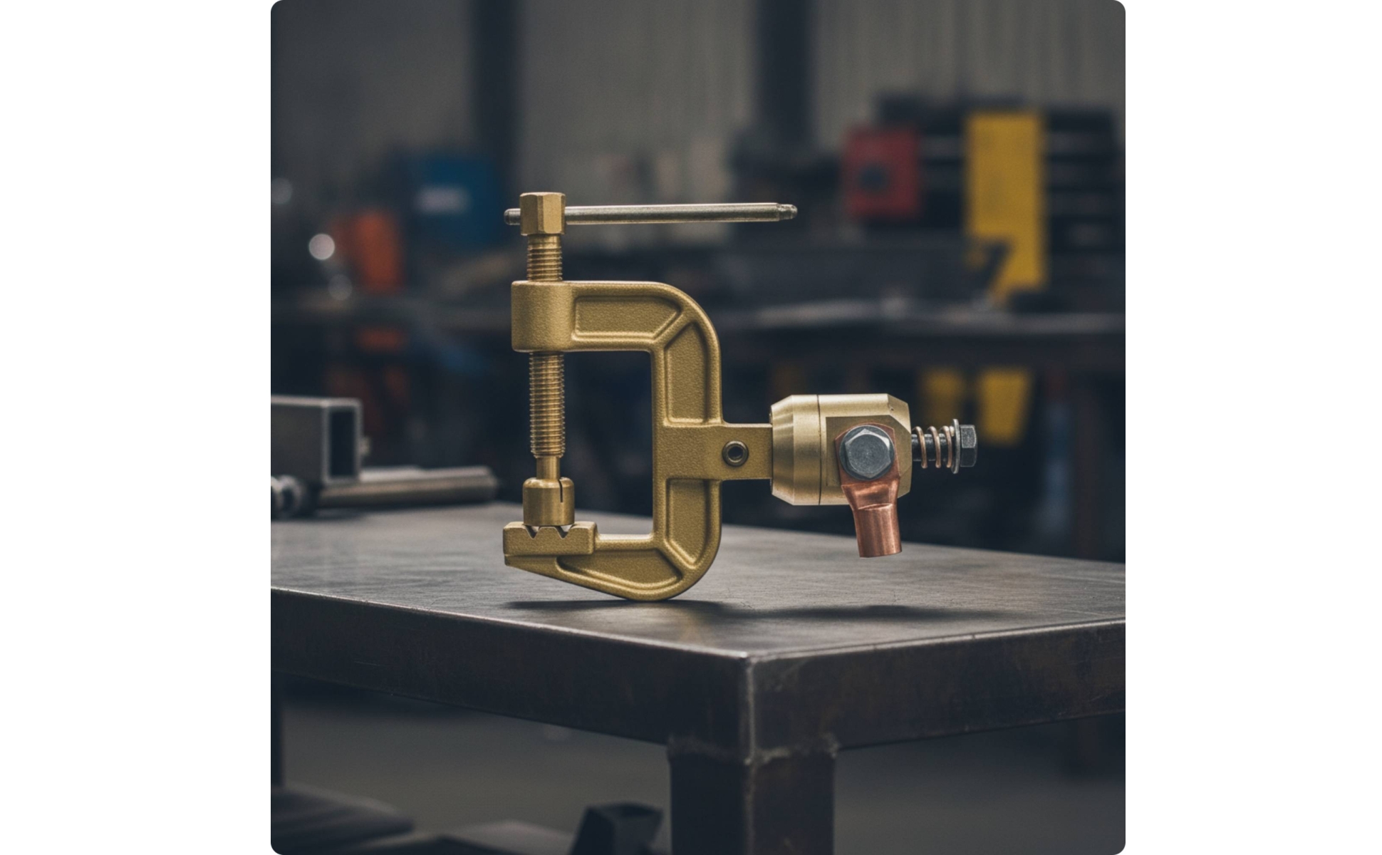 Rotary Welding Ground Clamp Heavy-Duty for Welders, Pipefitters