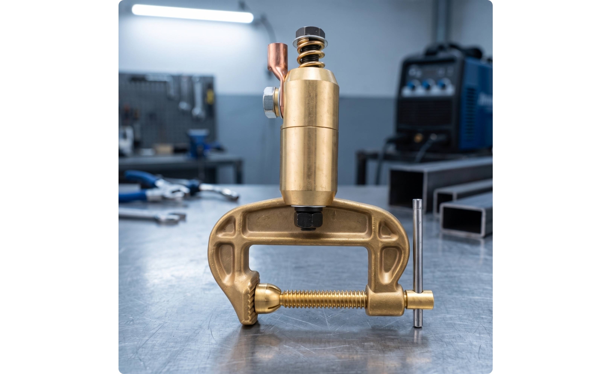 Rotary Welding Ground Clamp Heavy-Duty for Welders, Pipefitters
