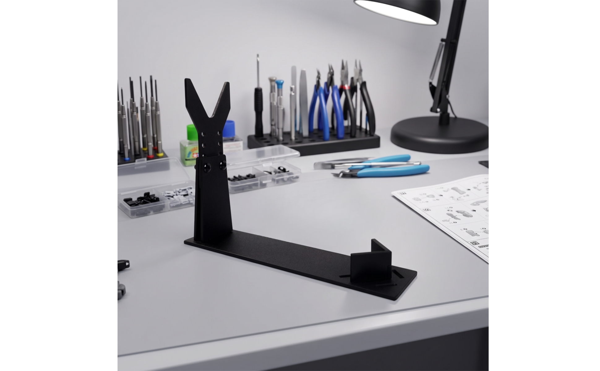 Modellwaffen-Ständer Höhenverstellbar Acrylständer Breitenverstellbar für Regal