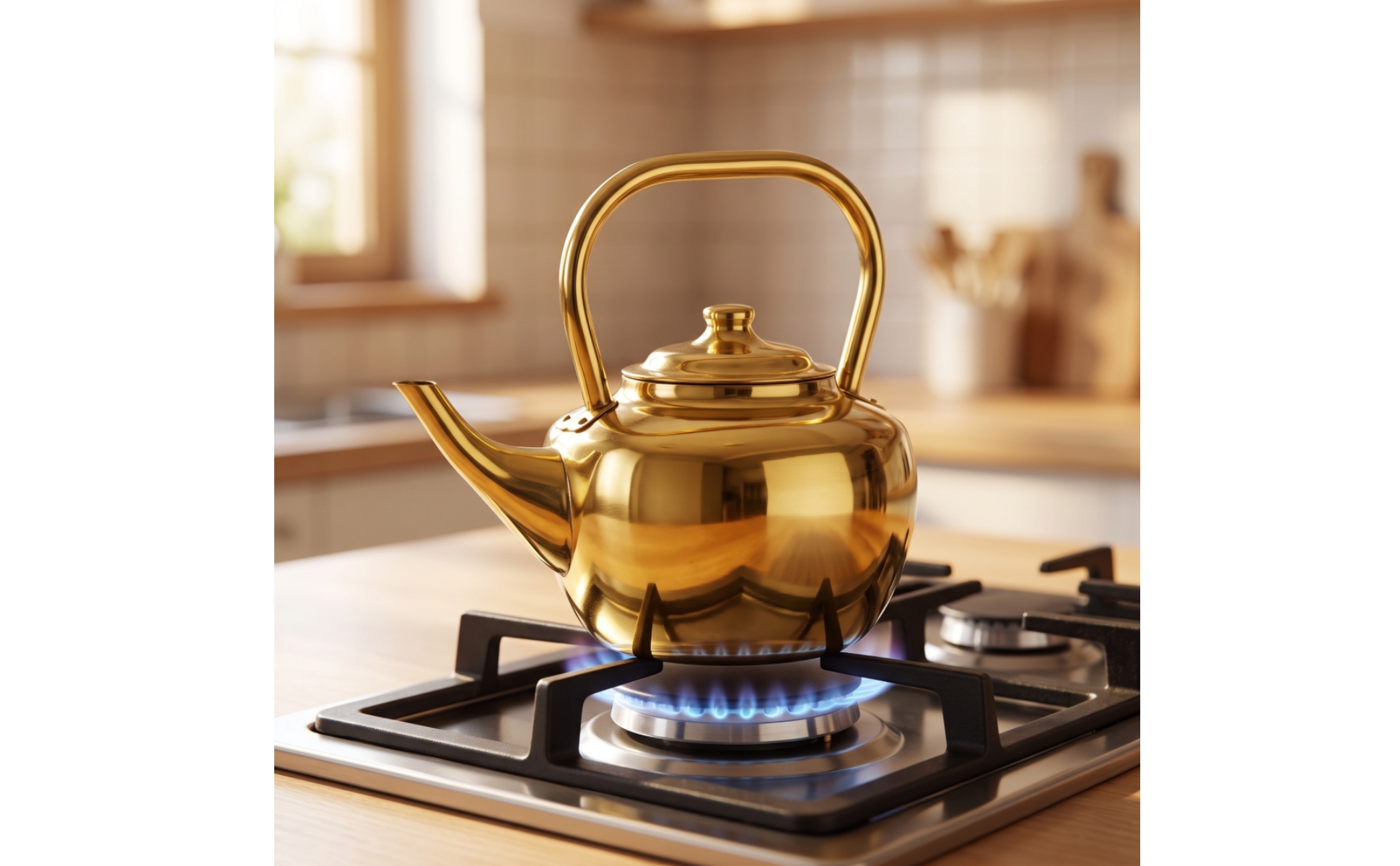 Tea Kettle Polished Stovetop Kettle Classic for Kitchen