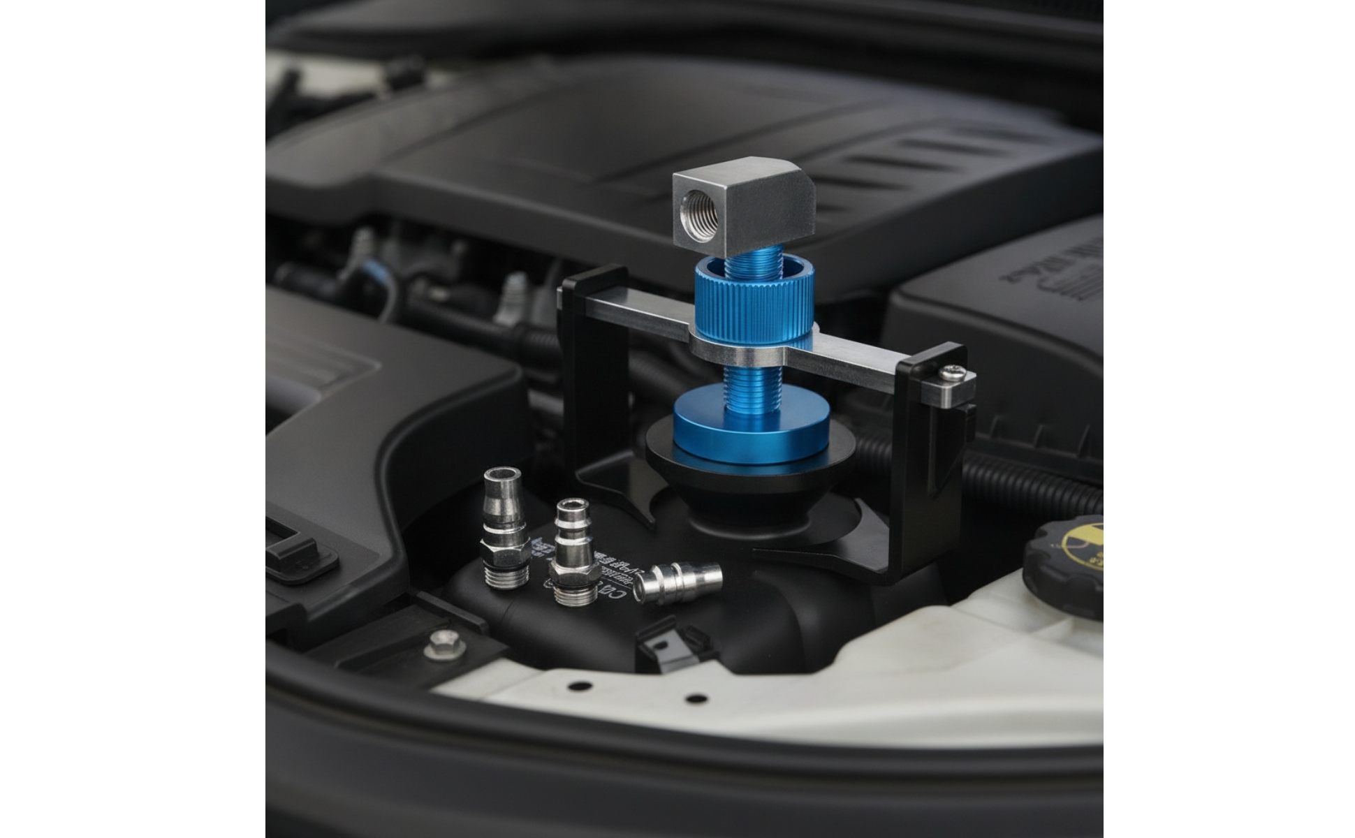 Brake Bleeder Adapter with Quick Couplings Adjustable for Workshops, Mechanics