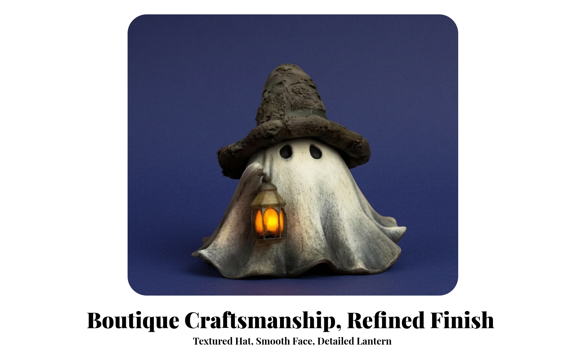 Ghost Wizard Lantern Ornament Light-up Ghost Wizard Ornament Halloween