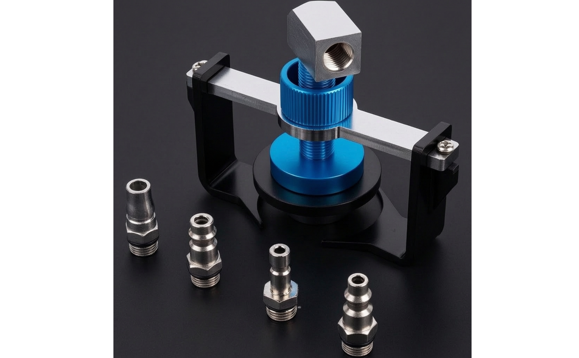 Brake Bleeder Adapter with Quick Couplings Adjustable for Workshops, Mechanics