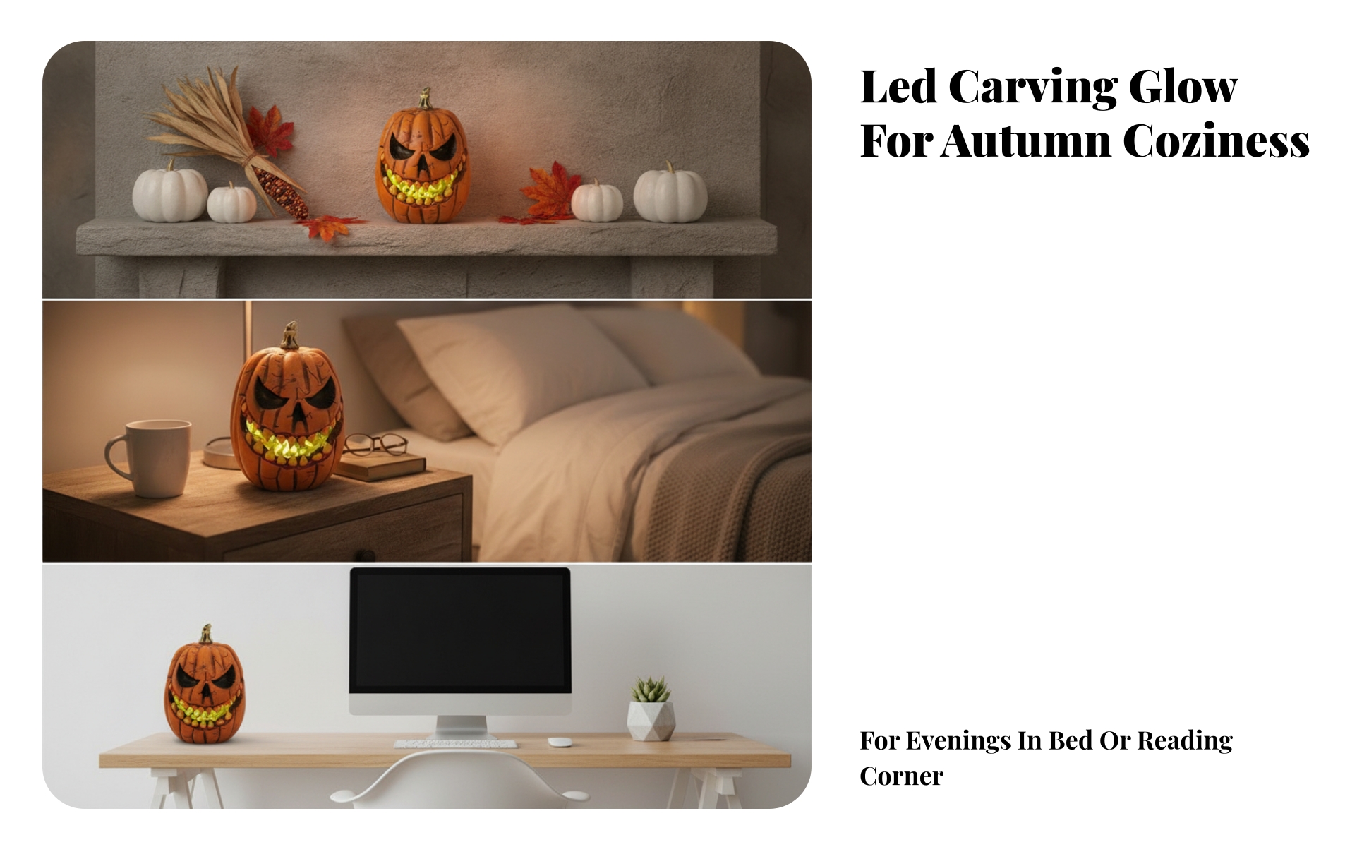 Pumpkin Animatronic with Skull Face Animated Lift-up Pumpkin Ornament Tabletop