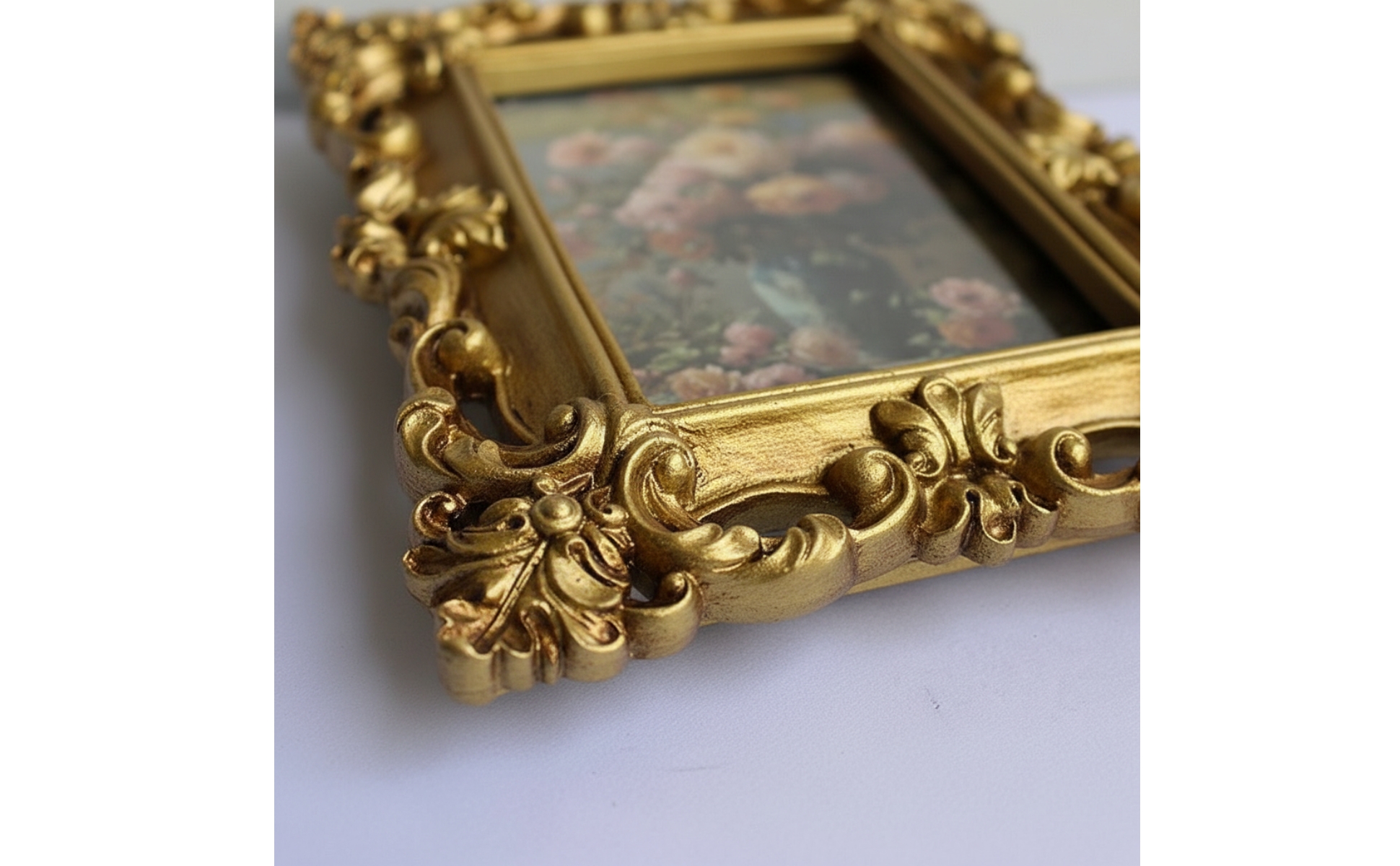 Ornate Picture Frame Antique-Style Vintage Picture Frame Mini