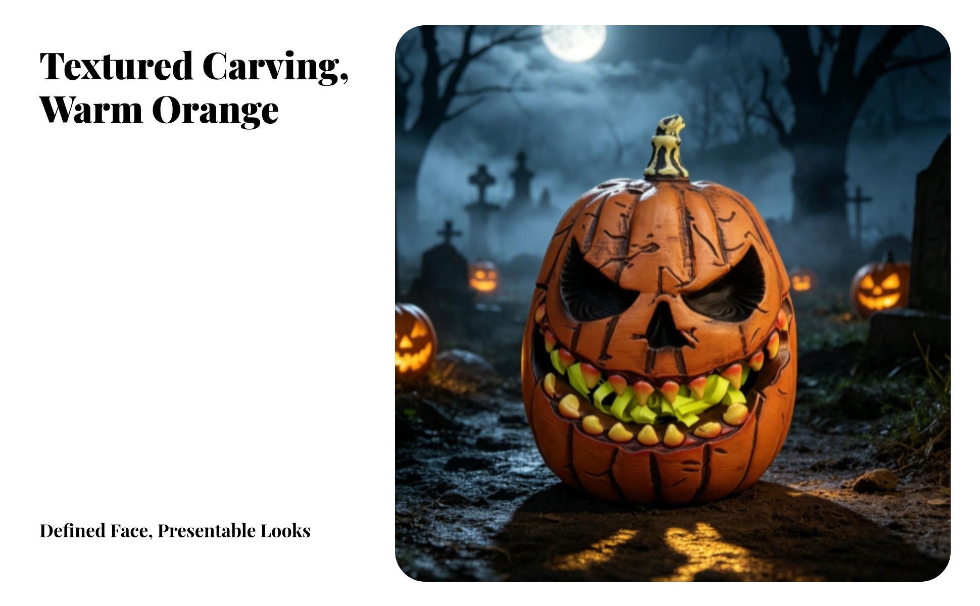 Pumpkin Animatronic with Skull Face Animated Lift-up Pumpkin Ornament Tabletop