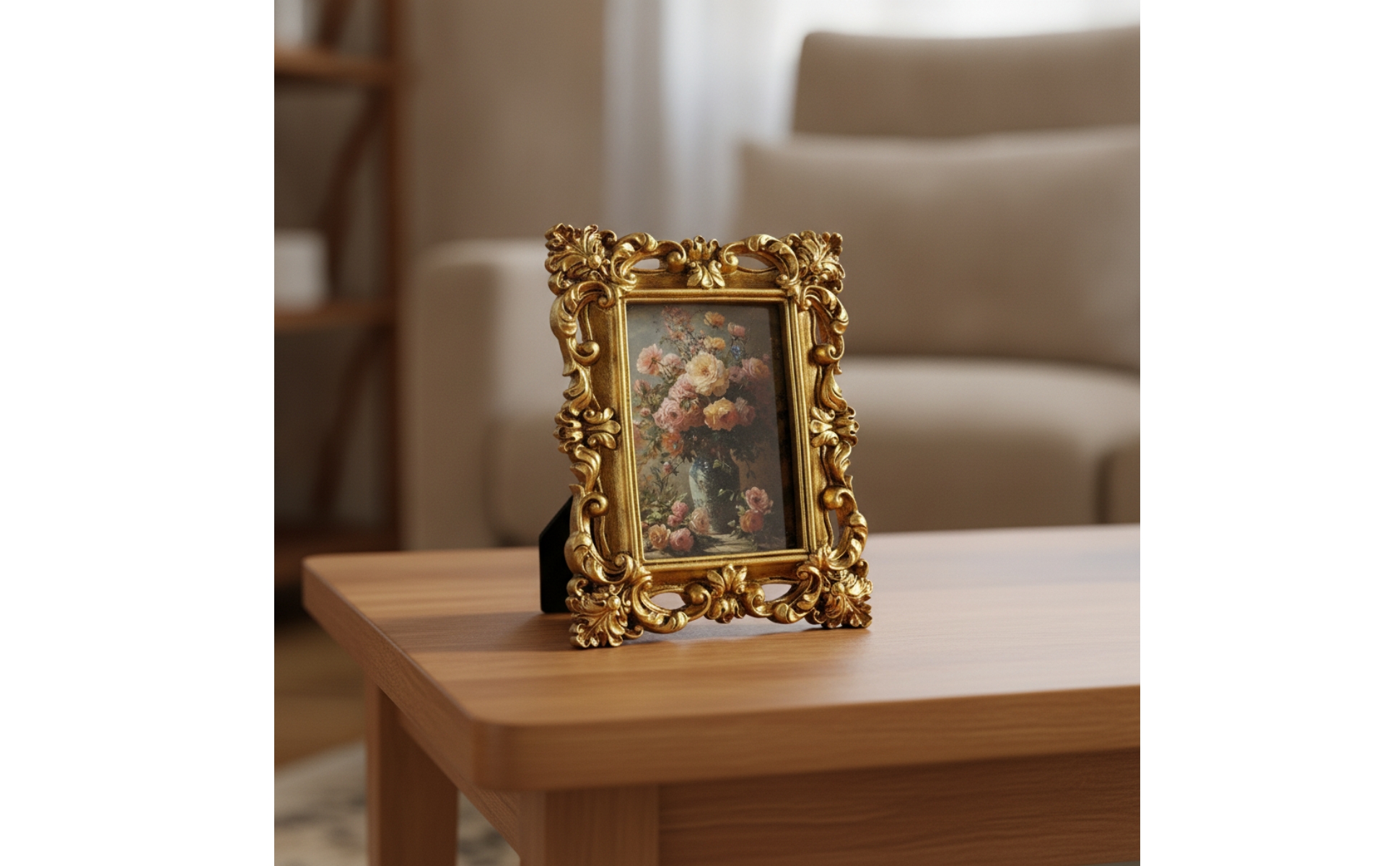 Ornate Picture Frame Antique-Style Vintage Picture Frame Mini