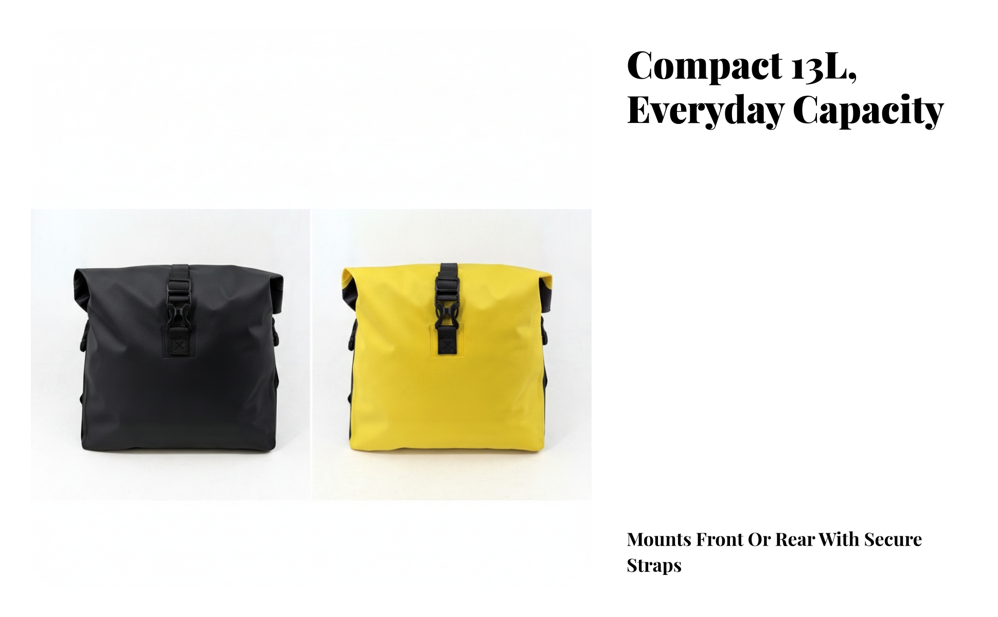 Front Hanging Scooter Pouch Waterproof for Daily Commuting, Grocery Shopping