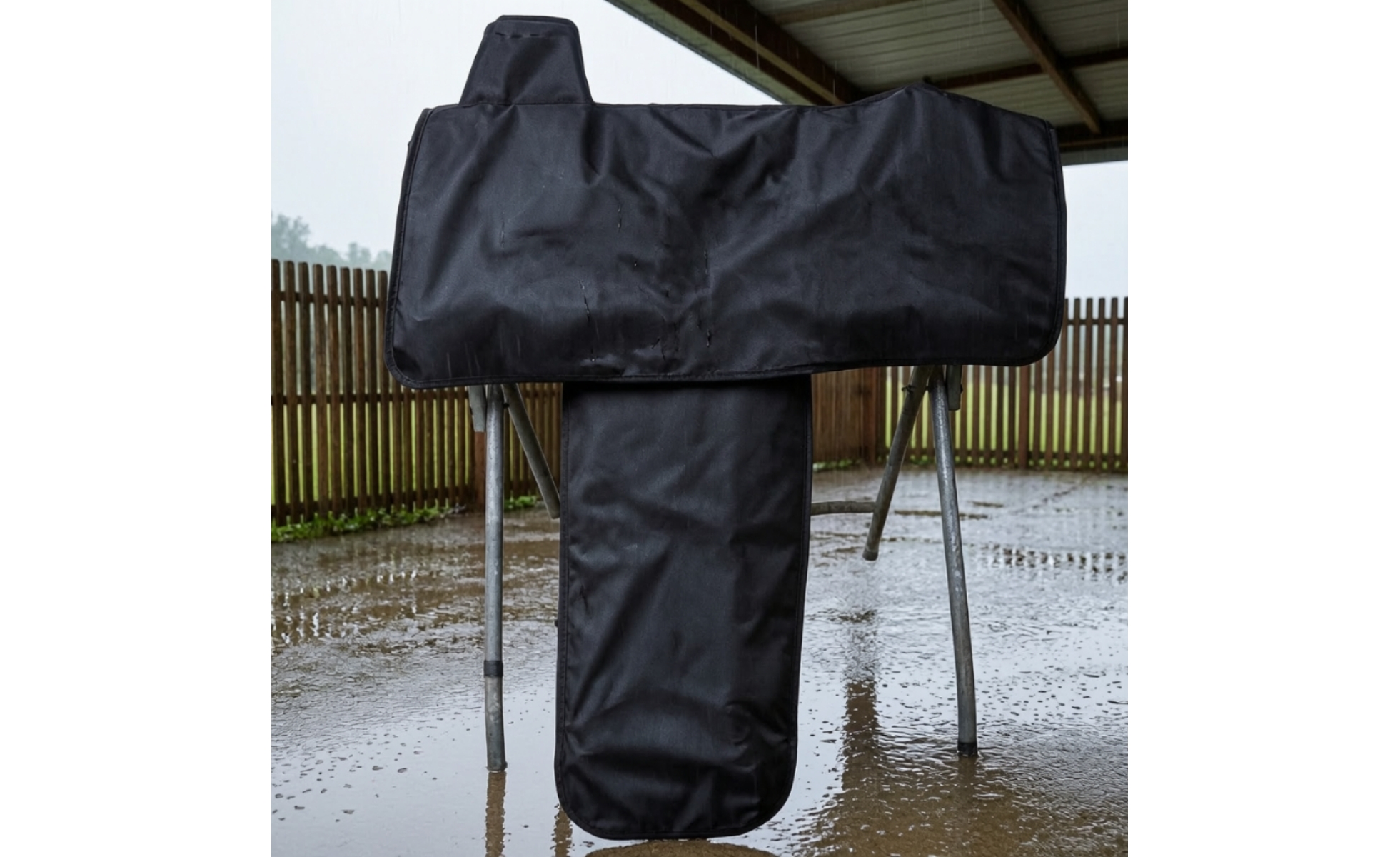 Western Saddle Cover Safeguarding Western Horse Saddle Cover Waterproof for Barn