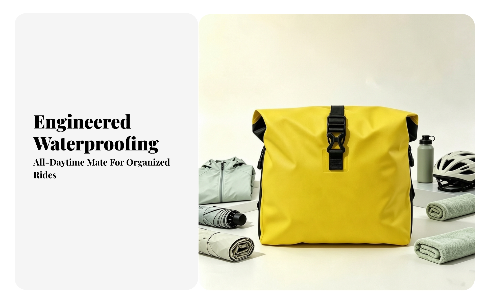 Front Hanging Scooter Pouch Waterproof for Daily Commuting, Grocery Shopping
