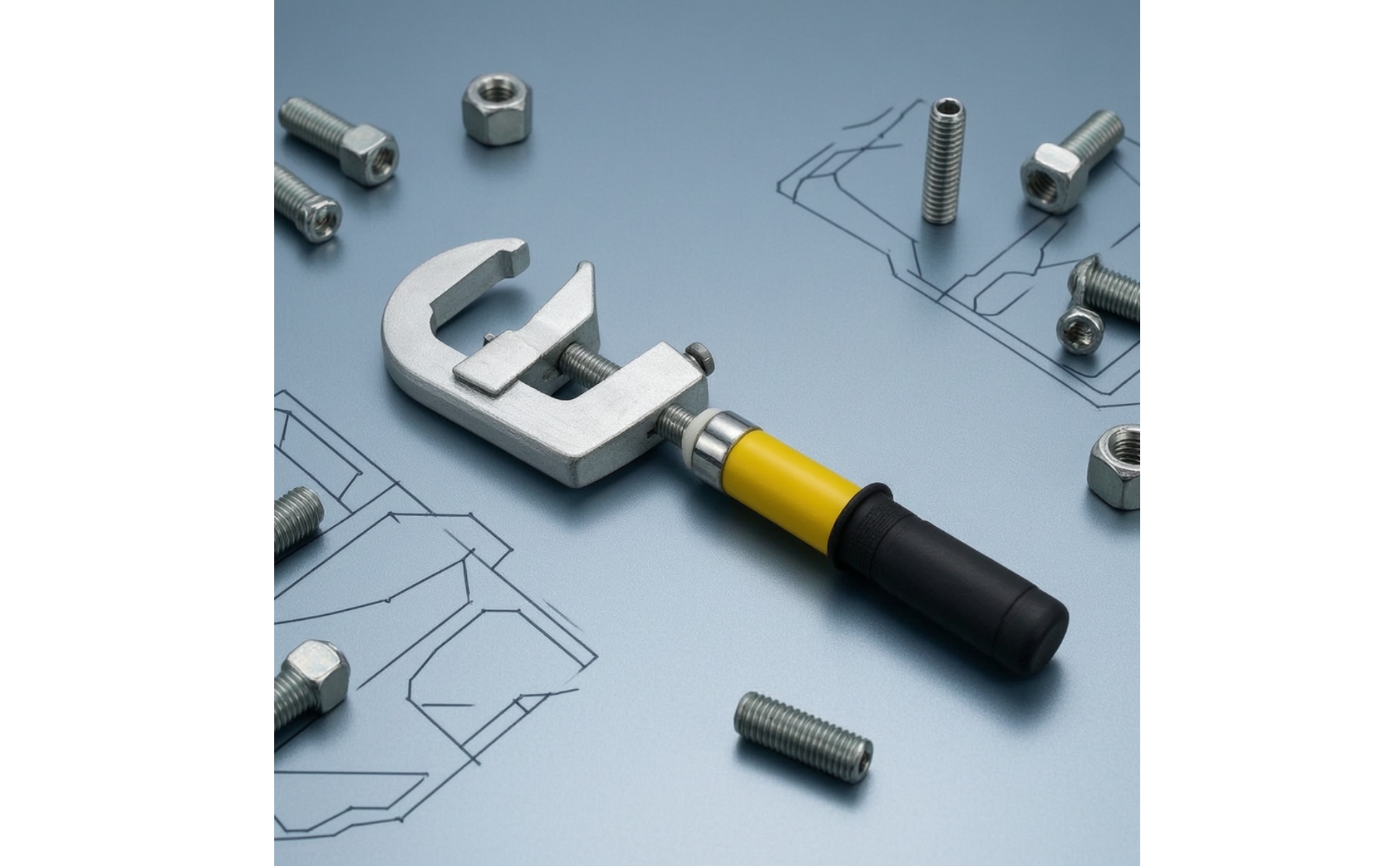 Rail Grounding Clamp Adjustable for Railway Technicians, Utility Workers