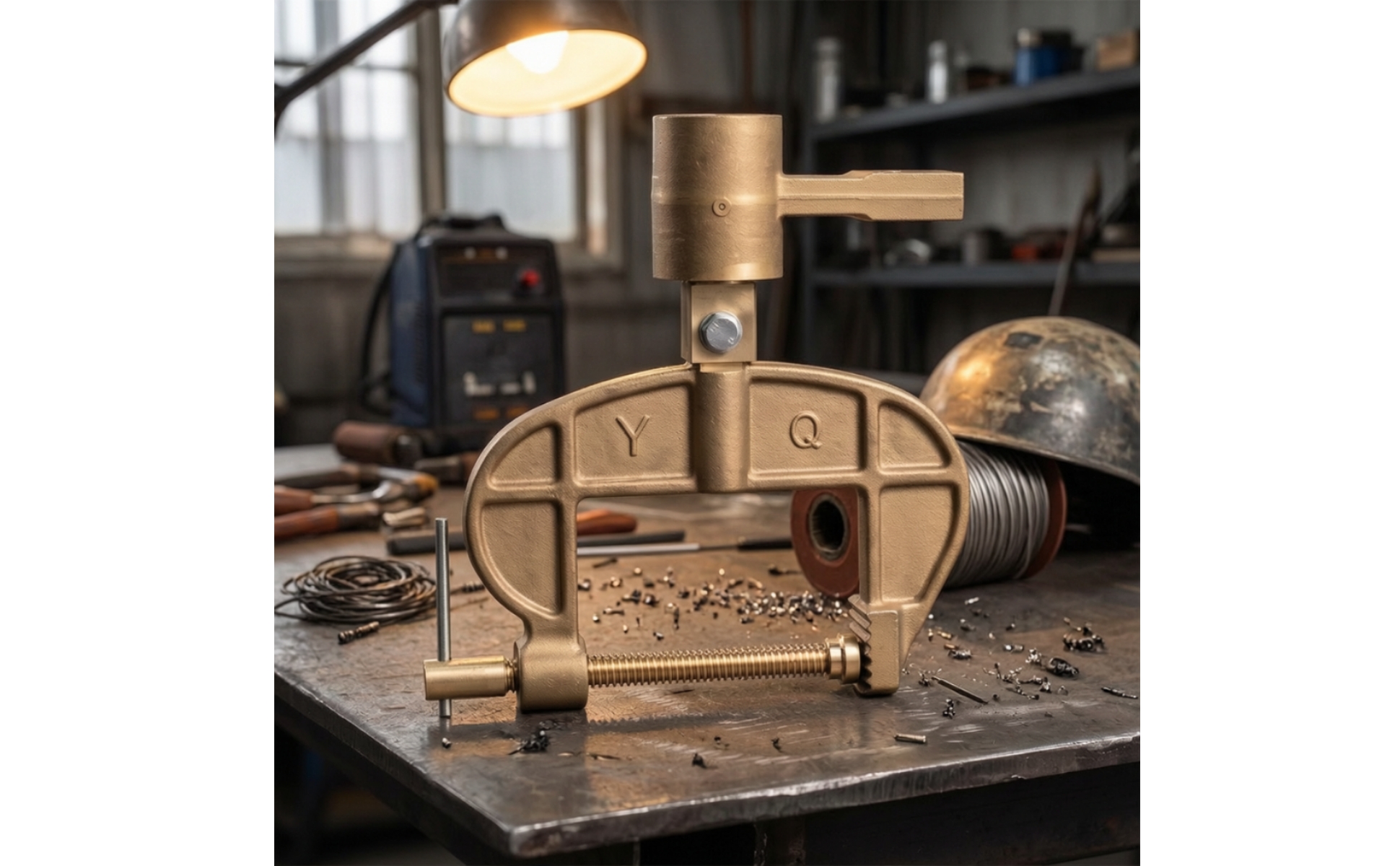 Rotary Welding Ground Clamp Heavy-Duty for Welders, Pipefitters