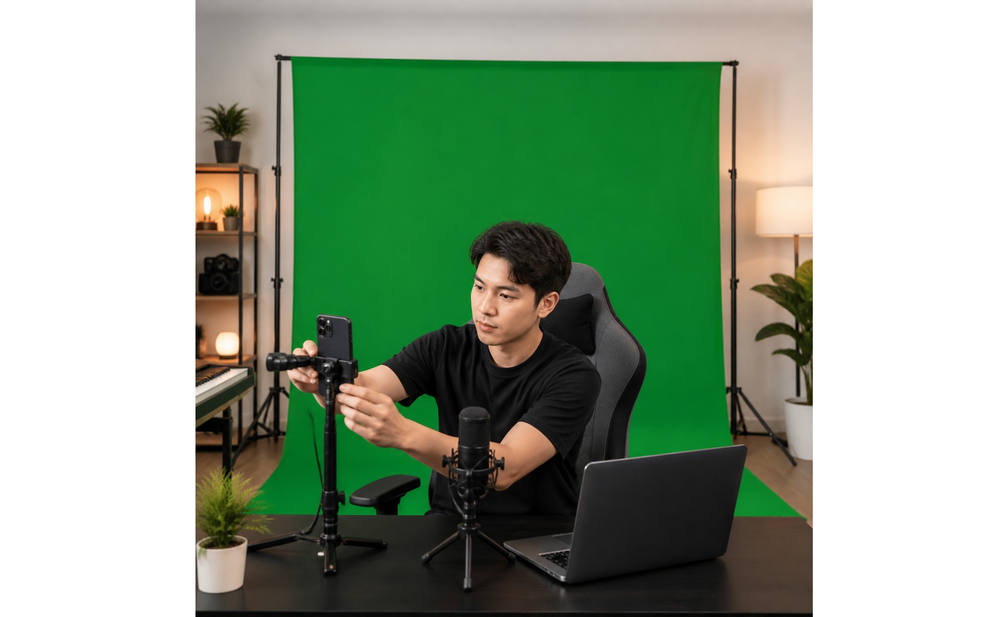 Backdrop Cloth Green Background Cloth Chromakey for Photographers, Videographers