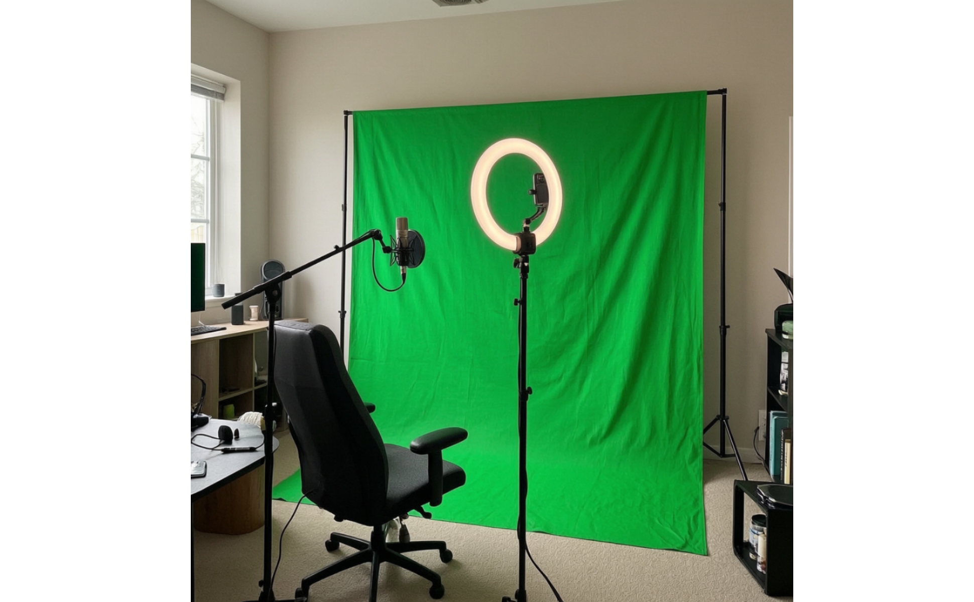 Backdrop Cloth Green Background Cloth Chromakey for Photographers, Videographers