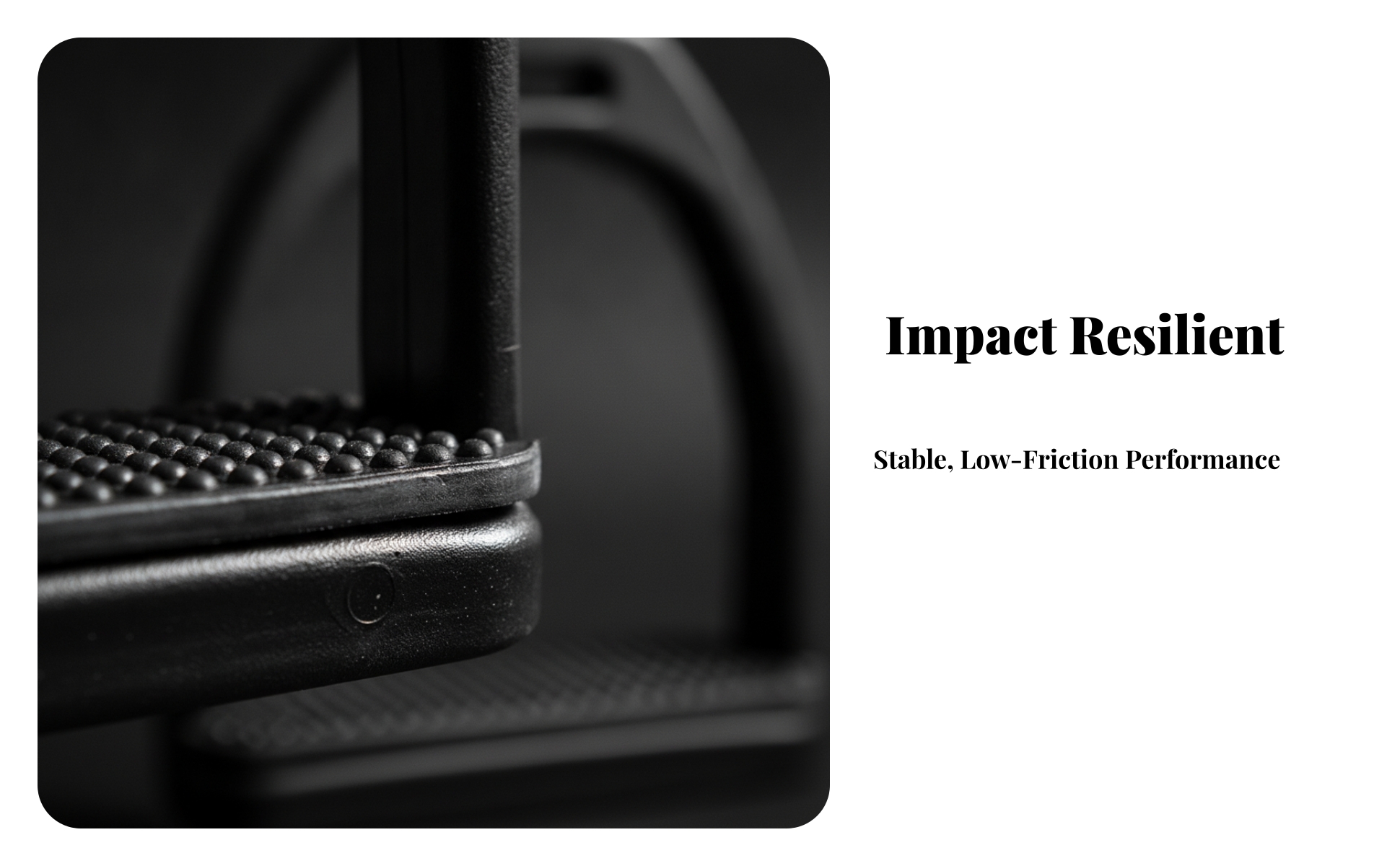 Stirrups with Rubber Surface Non-Slip Stirrup with Rubber Surface Replacement