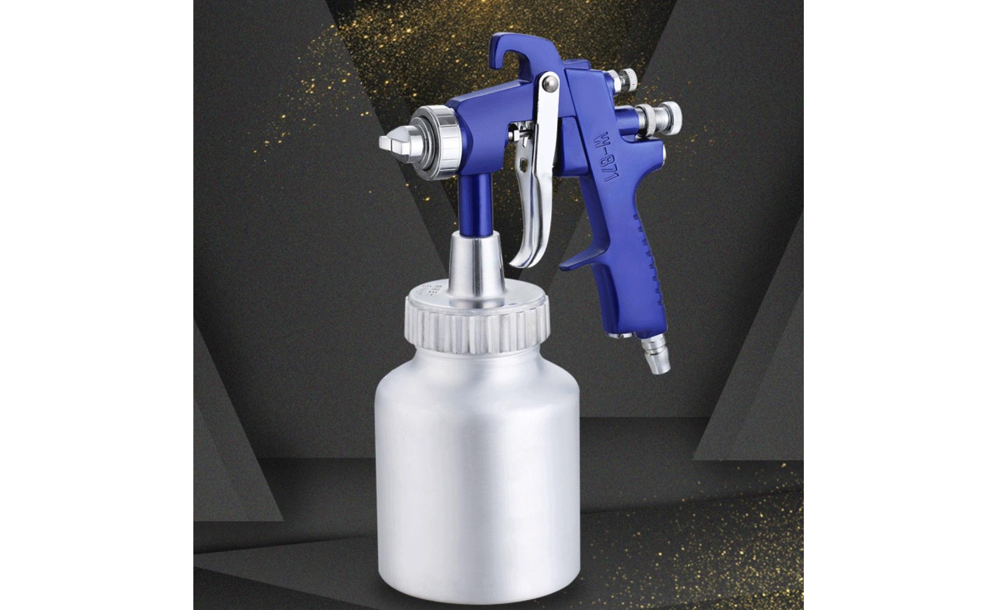 Pneumatic Paint Spray Adjustable Paint Spray with Metal Cup Handheld