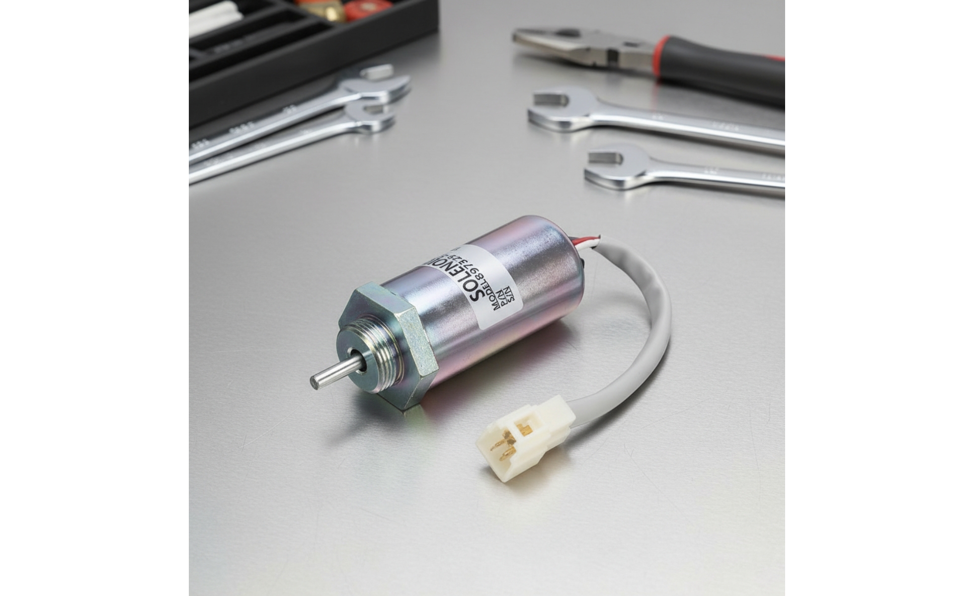 Engine Stop Solenoid 12V for Mechanics, DIYers