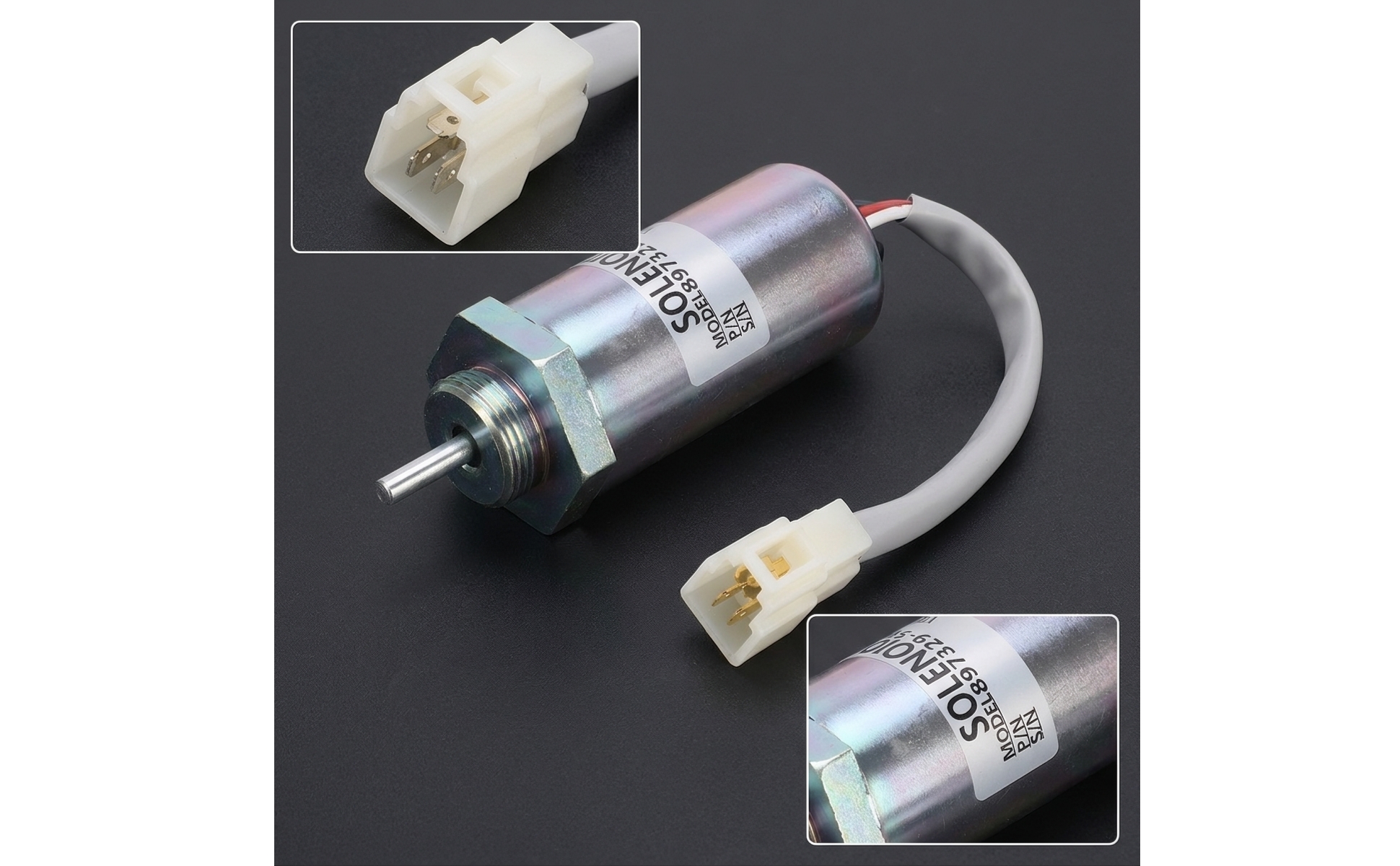 Engine Stop Solenoid 12V for Mechanics, DIYers