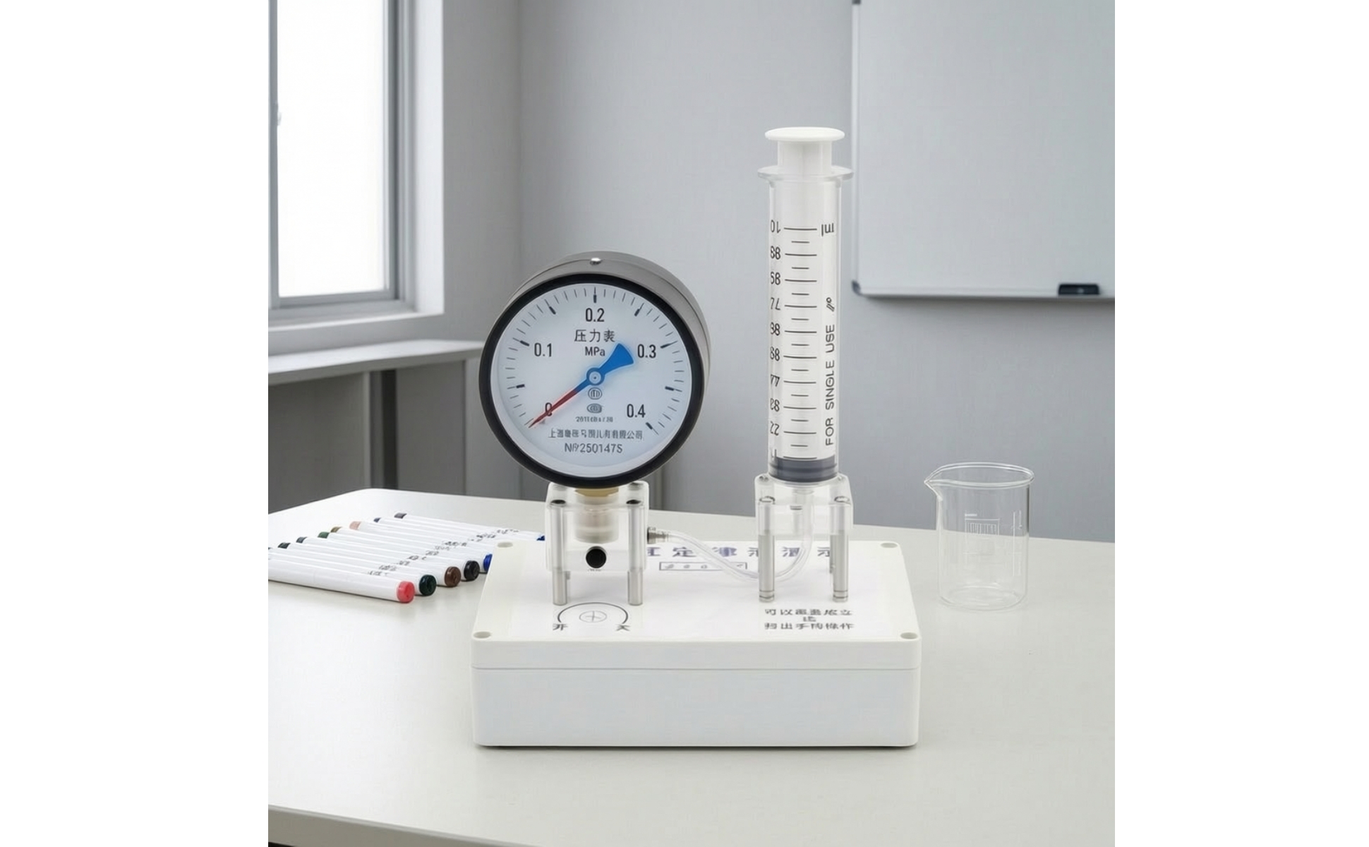 Boyle's Law Apparatus Graduated Gas Law Demonstrator with Clear