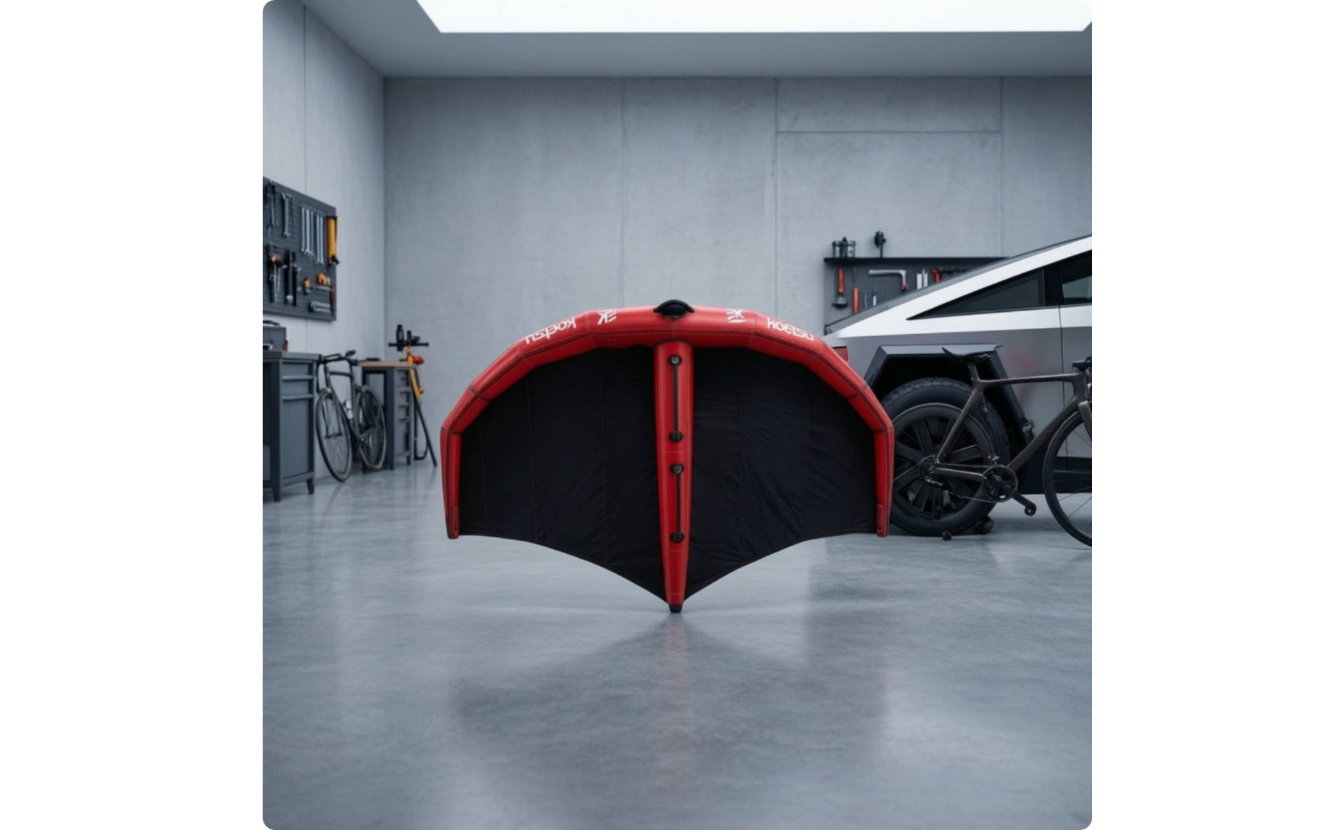 Surfflügel Mit Carbon-Griff Aufblasbar Inflatable Wing Handgehalten Für Foiler