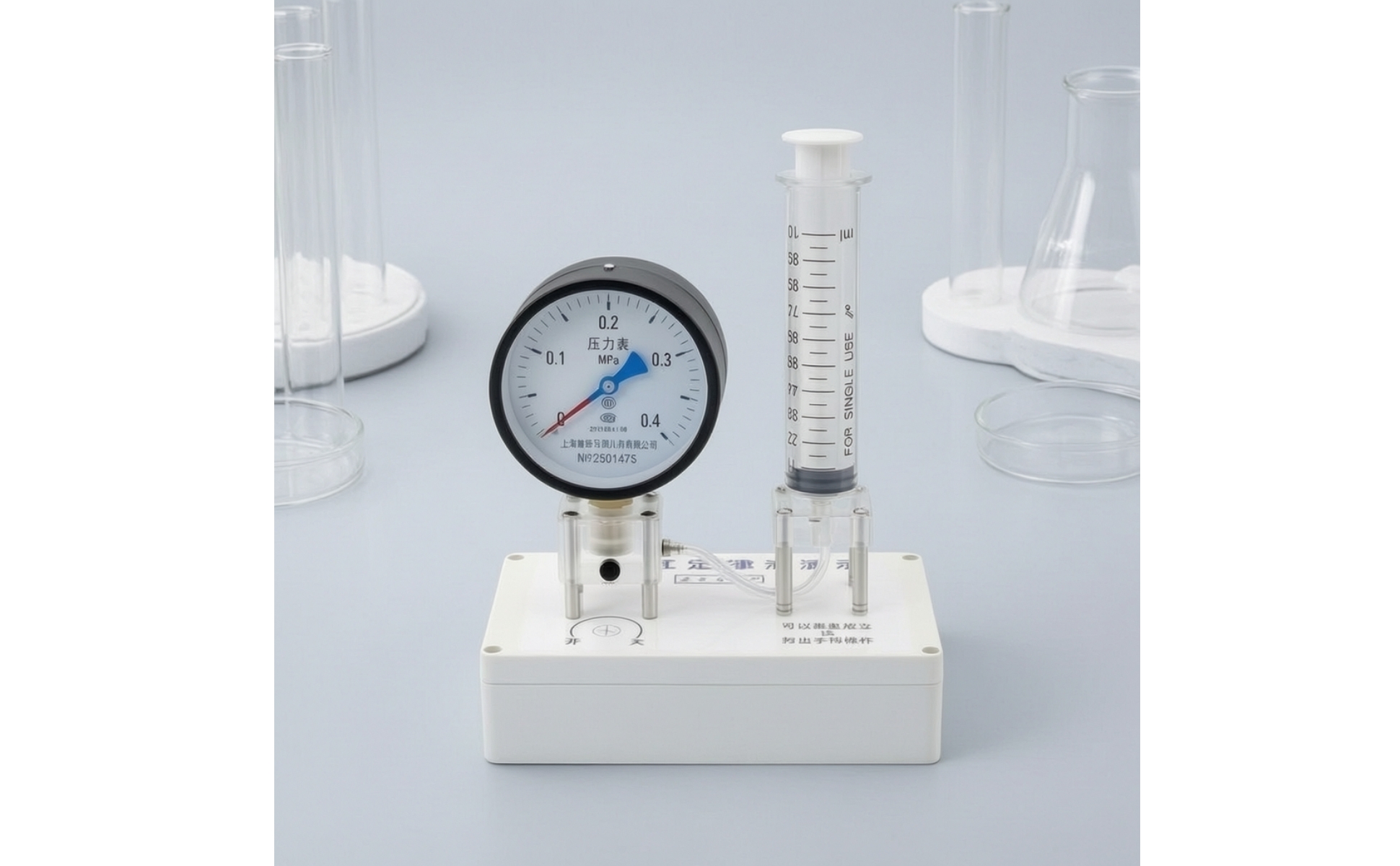 Boyle's Law Apparatus Graduated Gas Law Demonstrator with Clear