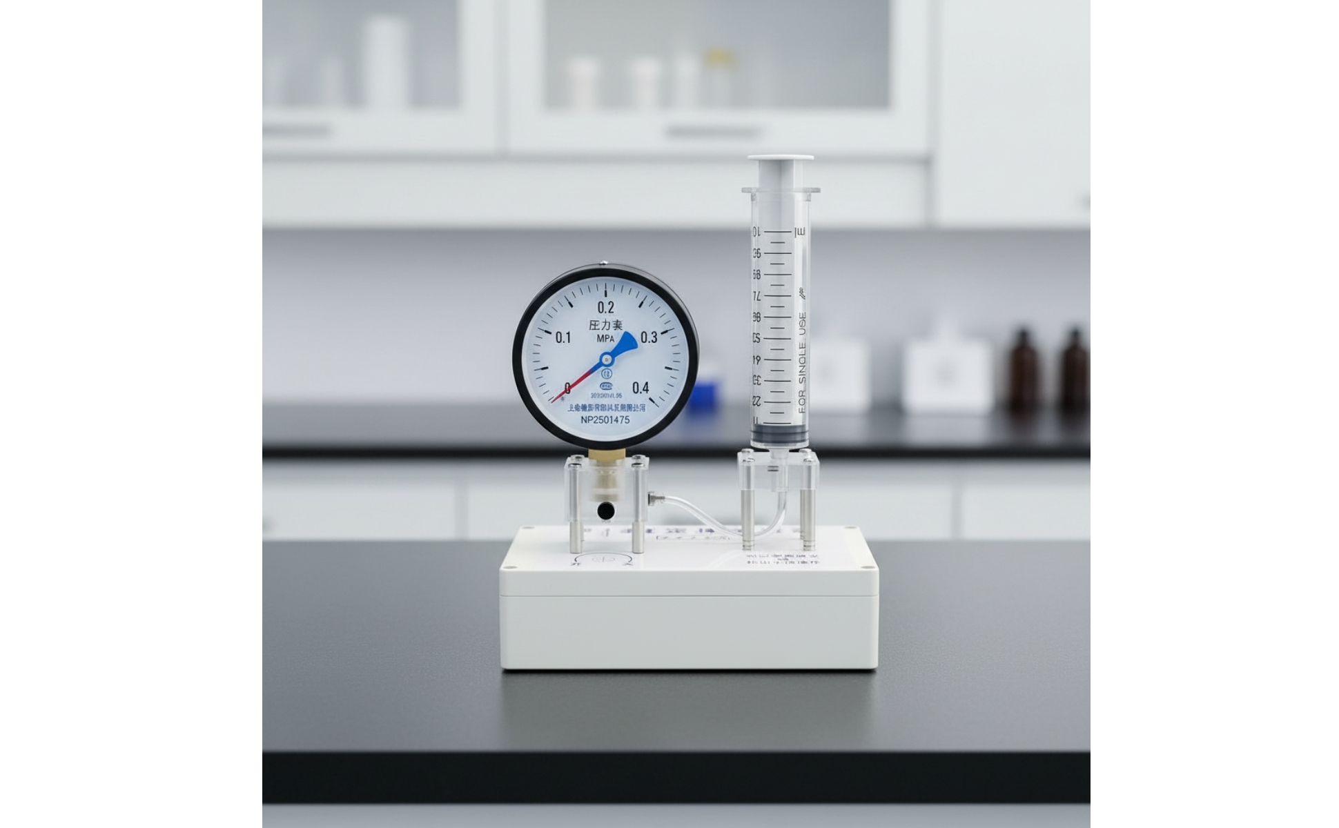Boyle's Law Apparatus Graduated Gas Law Demonstrator with Clear
