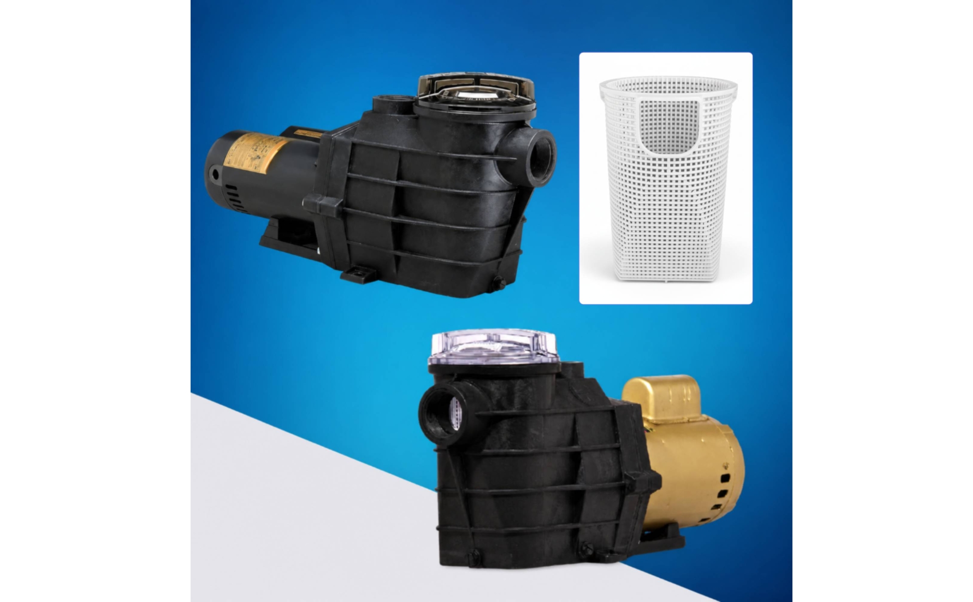 Replacement Pump Basket Tapered Basket with Cutout Perforated for Pool Owners
