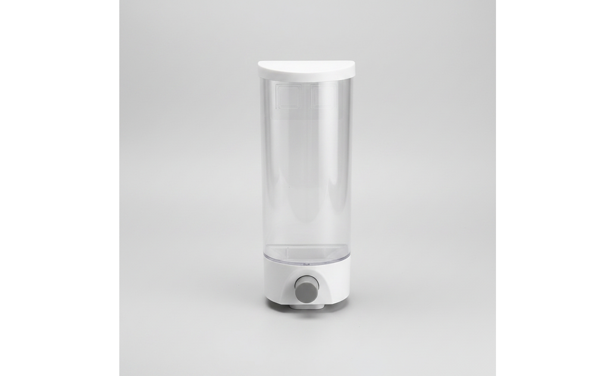 Grain Dispenser Wall-Mounted Dry Food Dispenser Press-to-Dispense for Kitchen