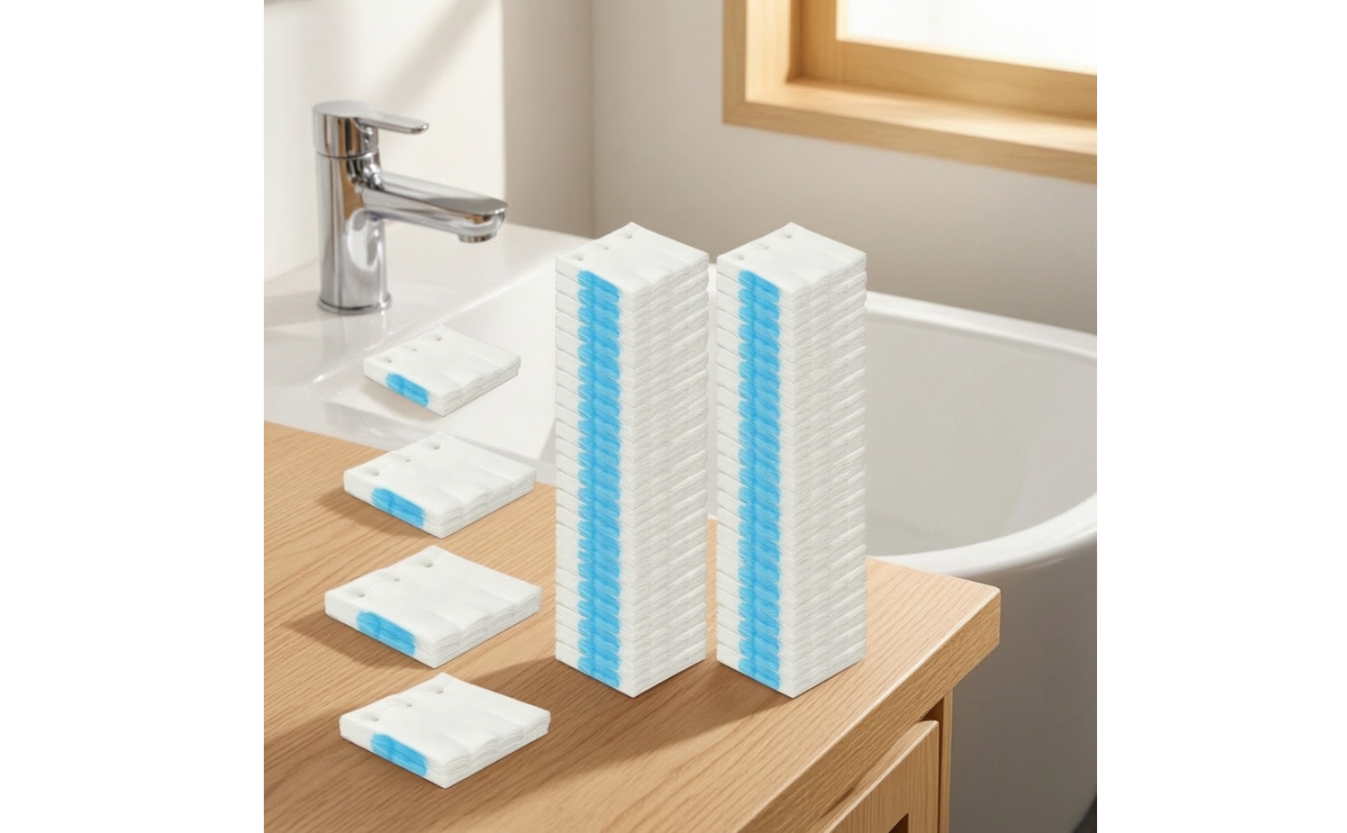 36 Pieces Toilet Brush Refill Pad Flushable Toilet Cleaner Refill Pad