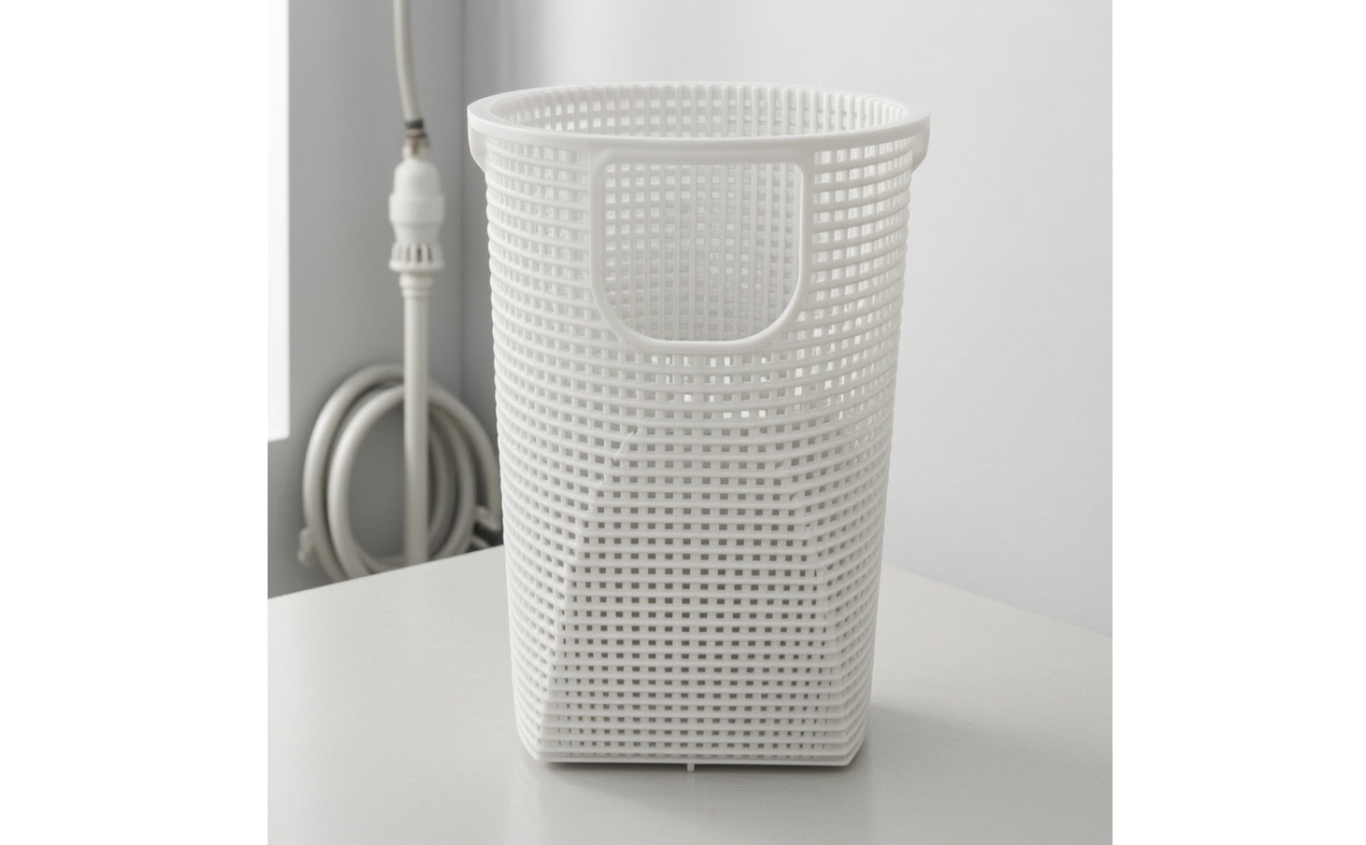 Replacement Pump Basket Tapered Basket with Cutout Perforated for Pool Owners