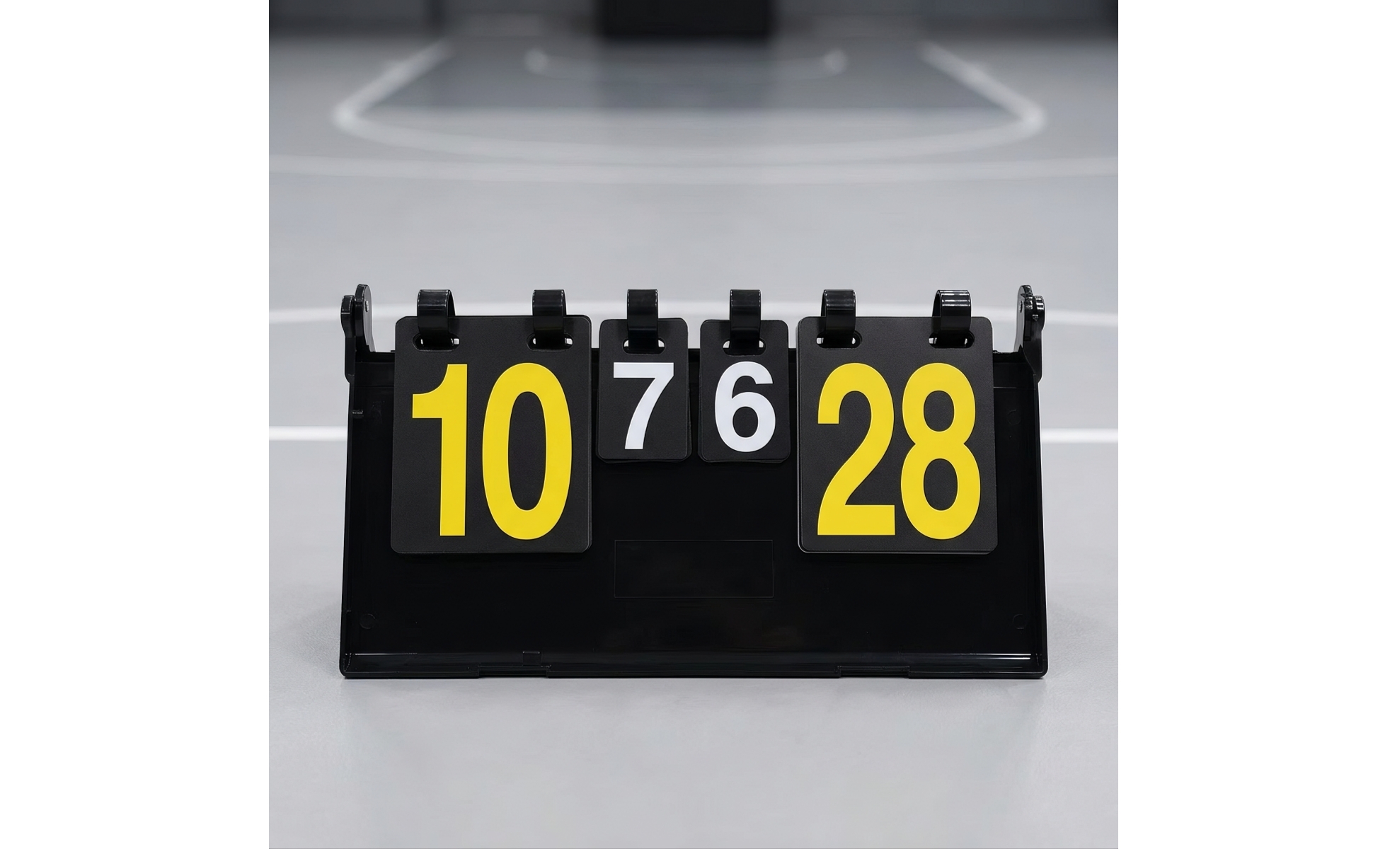 Manual Flip Scoreboard Tabletop Foldable Scoreboard with Support Base Portable