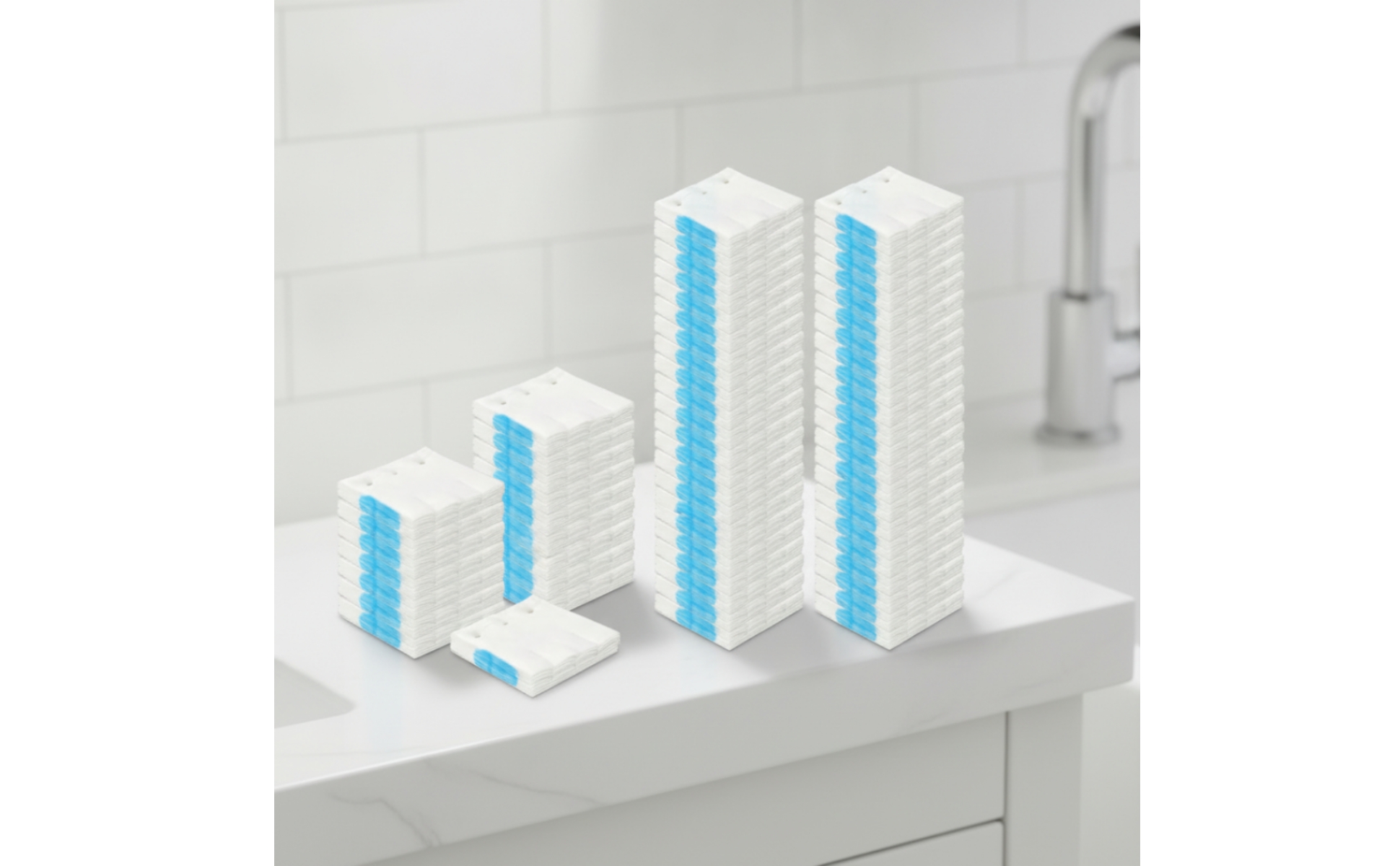 36 Pieces Toilet Brush Refill Pad Flushable Toilet Cleaner Refill Pad