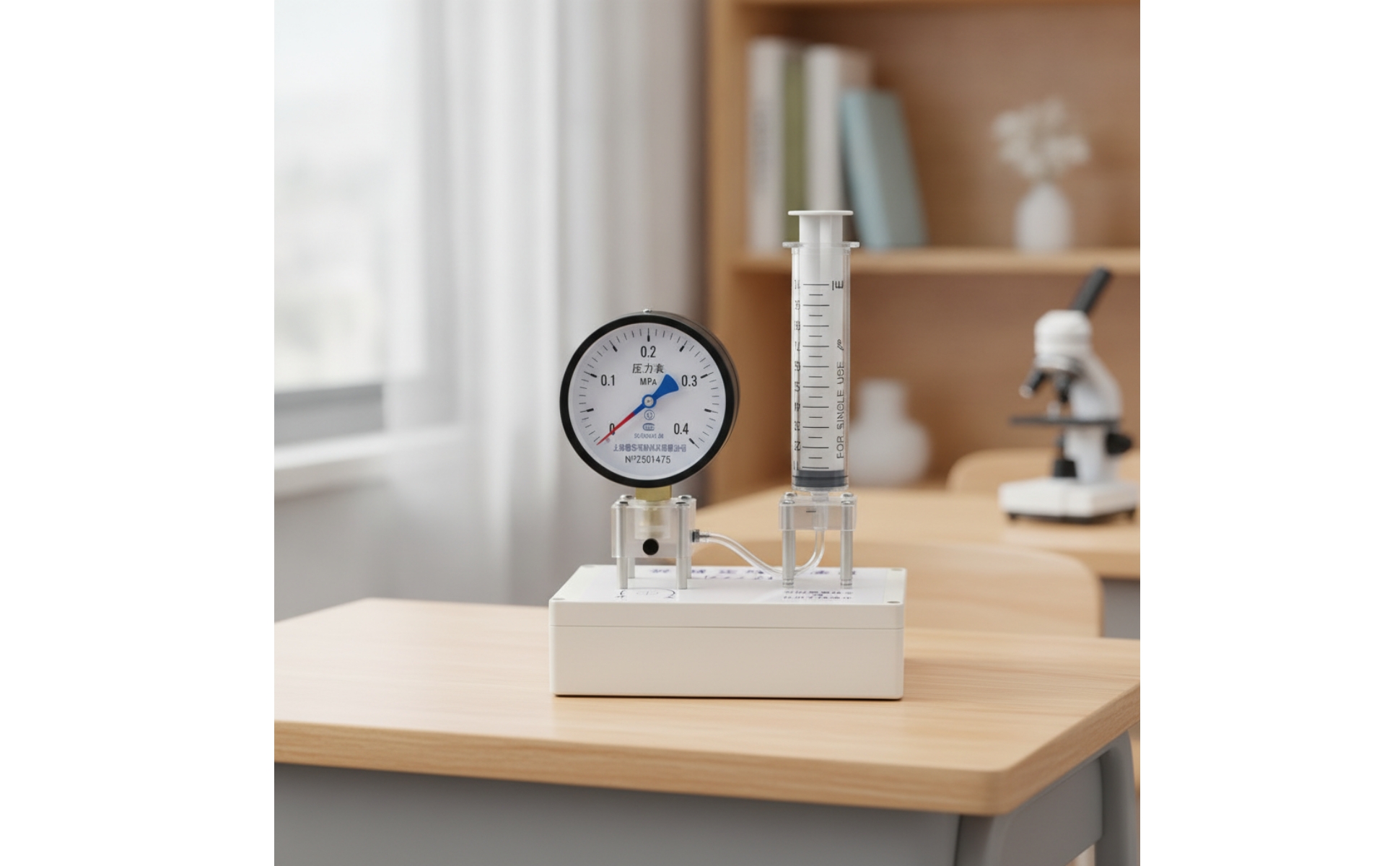 Boyle's Law Apparatus Graduated Gas Law Demonstrator with Clear