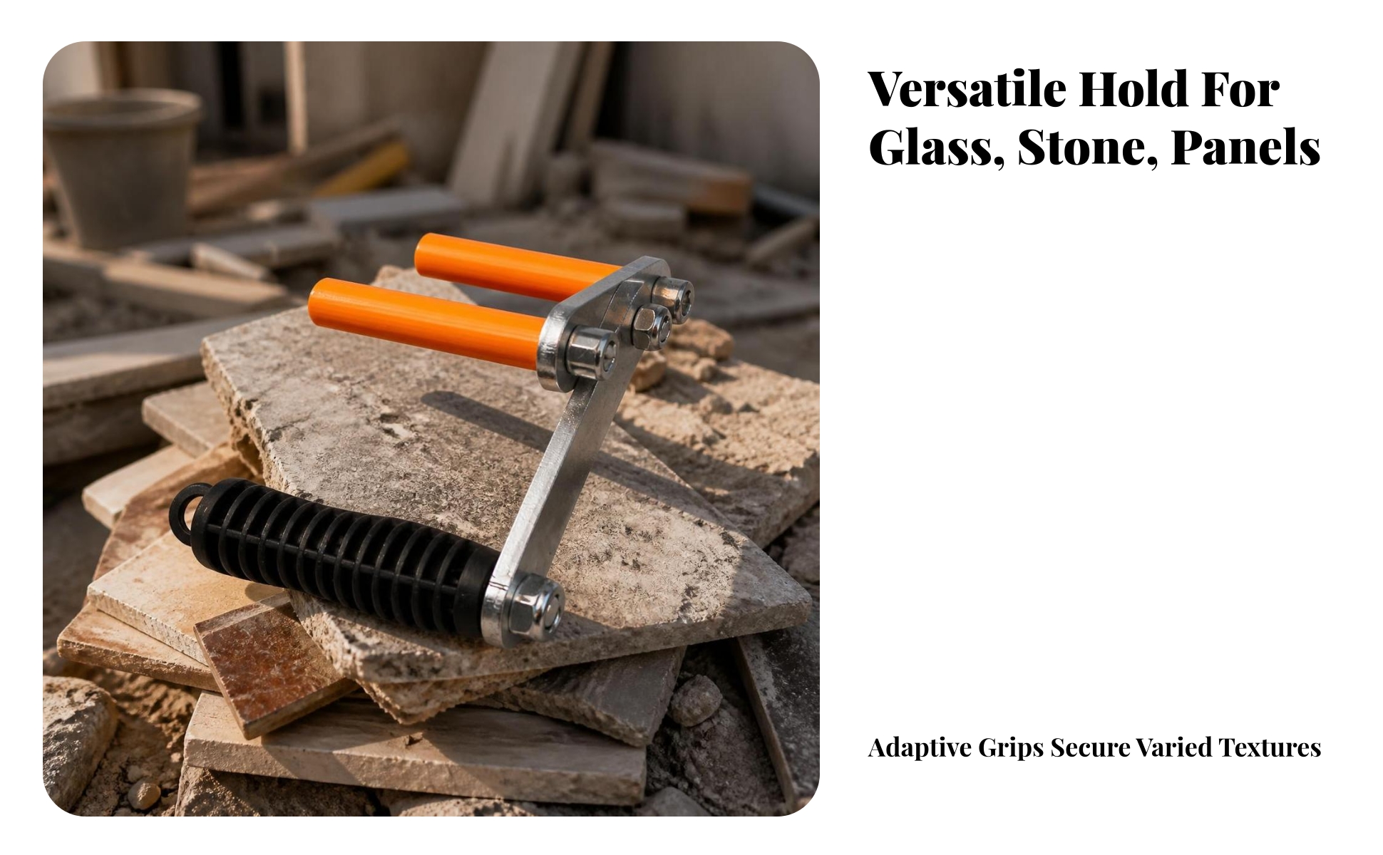 Slab Lifter Multifunctional Stone Lifting Clamp Ergonomic for Home Renovation