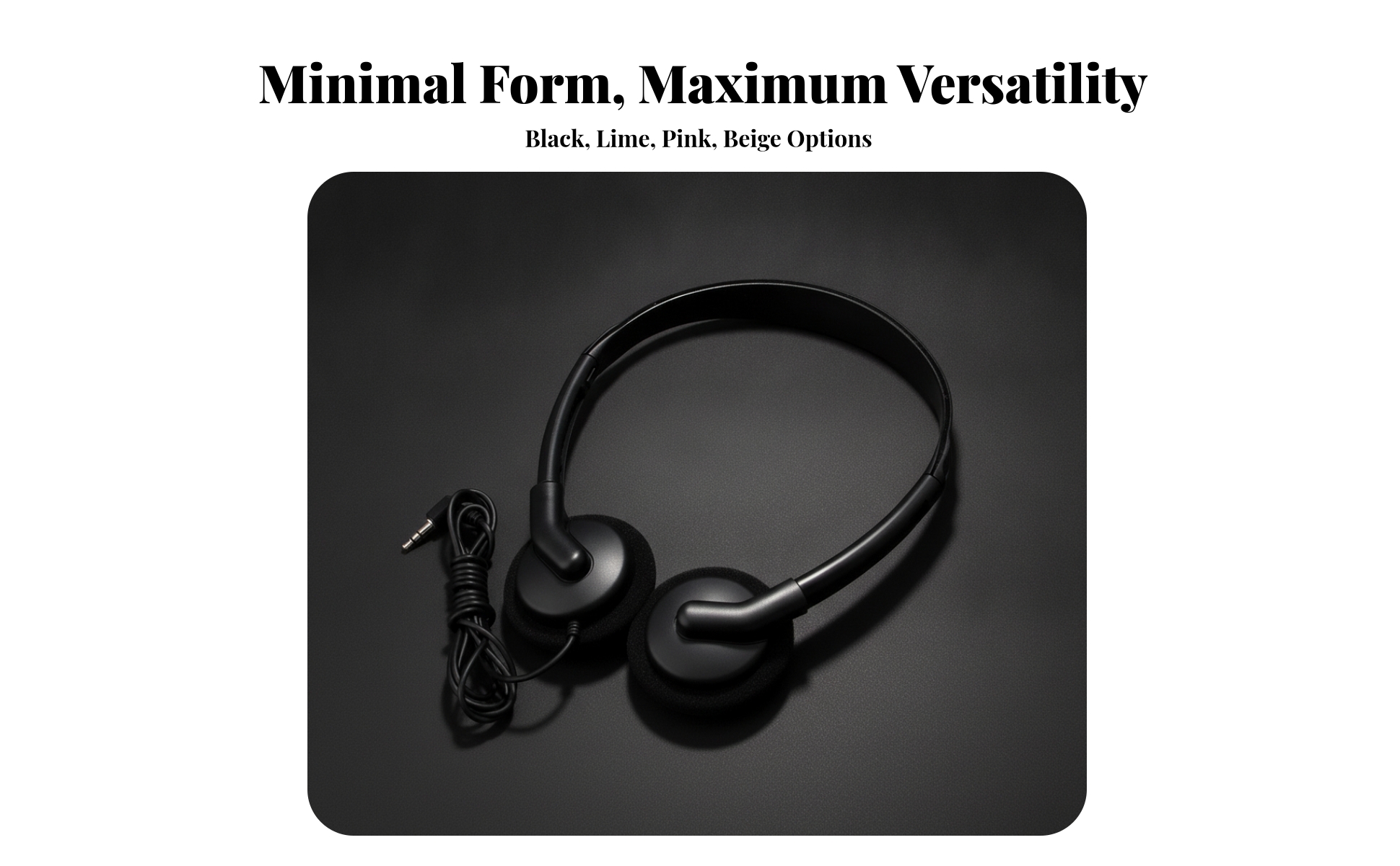 Wired Headset with 3.5mm Plug Lightweight Wired Computer Headset Adjustable