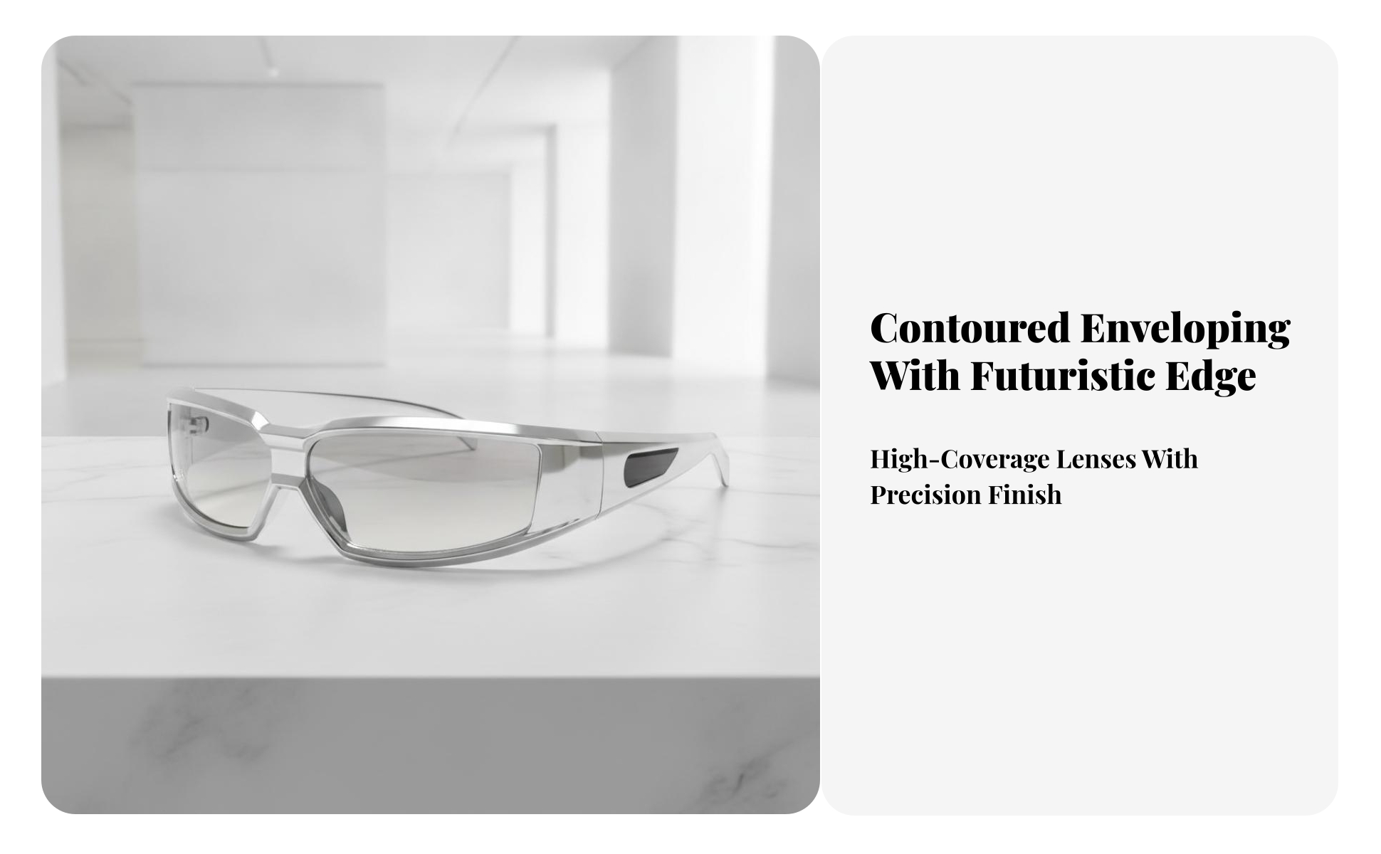 Lunettes de Soleil Enveloppantes Sportive pour Plein Air, Streetwear, Adultes