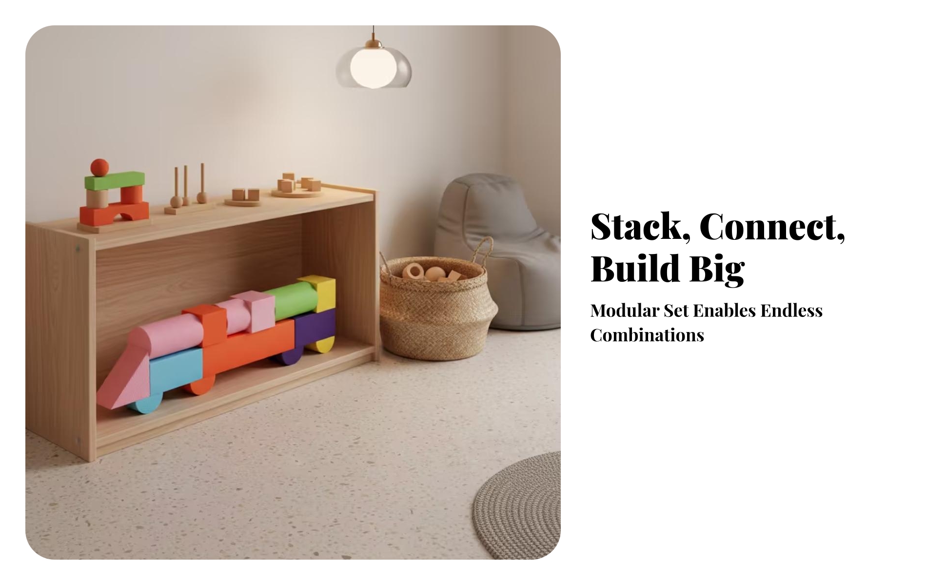 52 Pieces EVA Foam Building Blocks Foam Building Blocks Unlimited