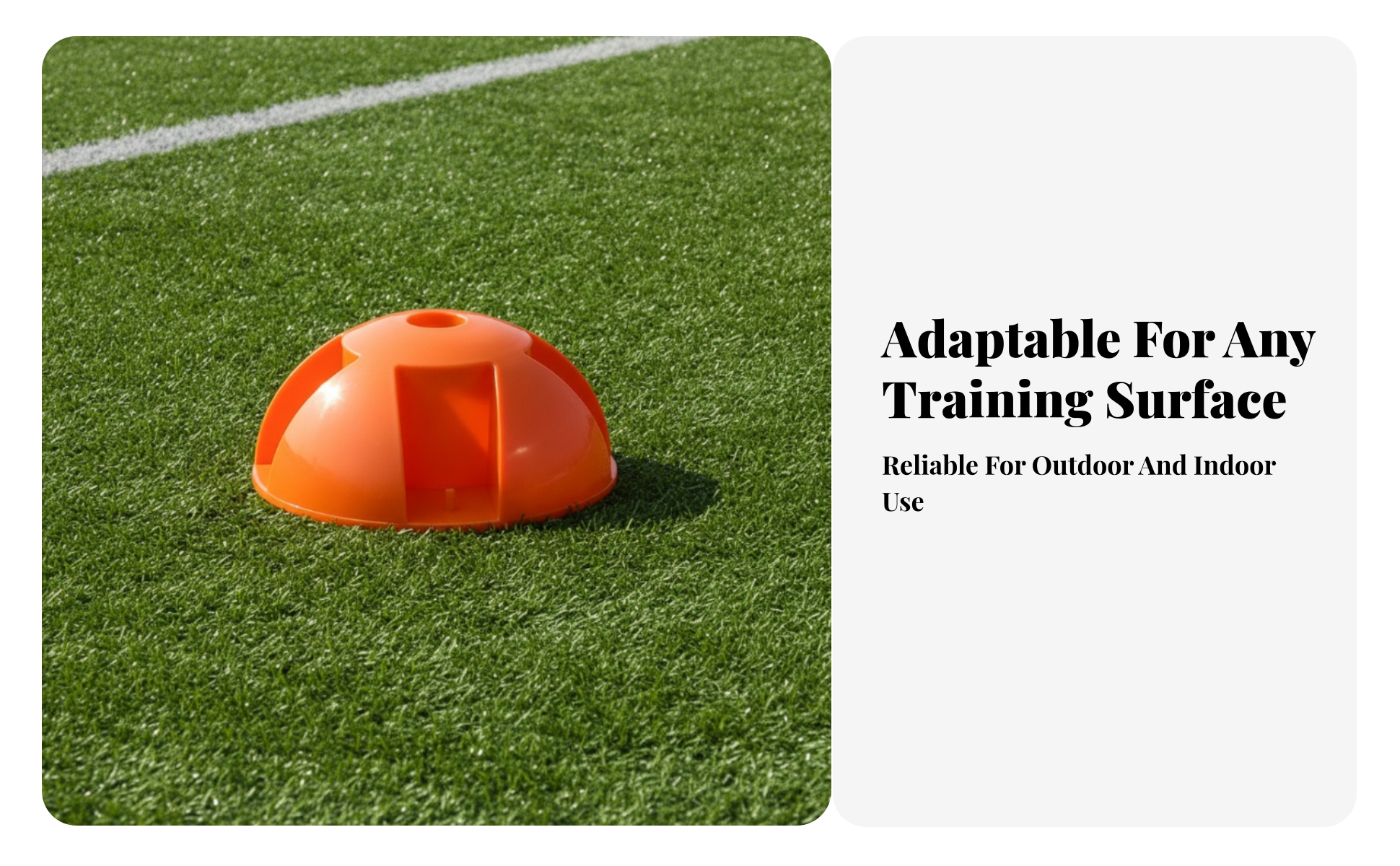 Fillable Training Base Weighted for Agility, Coaches, Athletes