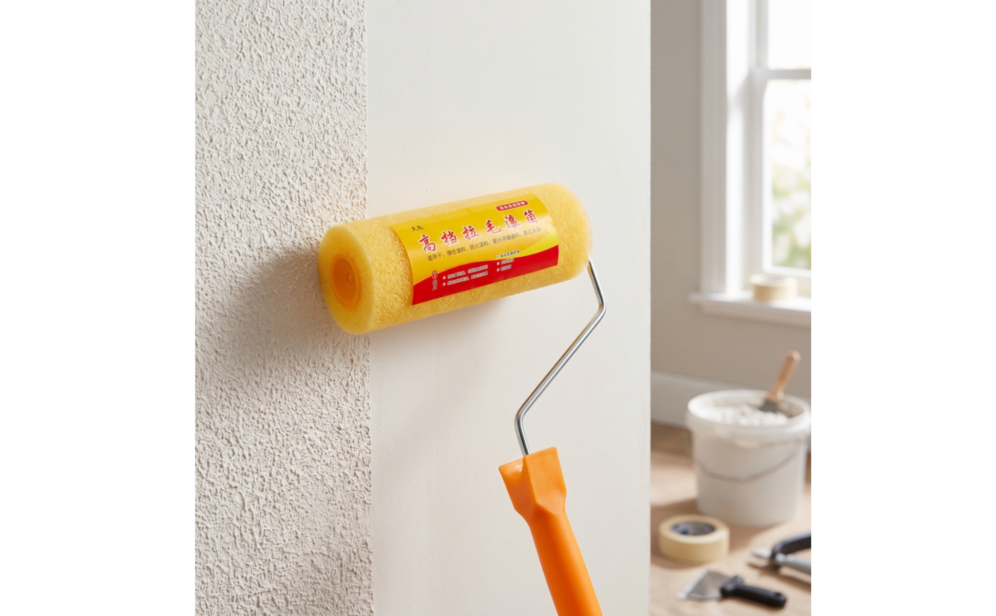 Texture Paint Roller Decorative Textured Paint Roller Porous for Wall Renovation