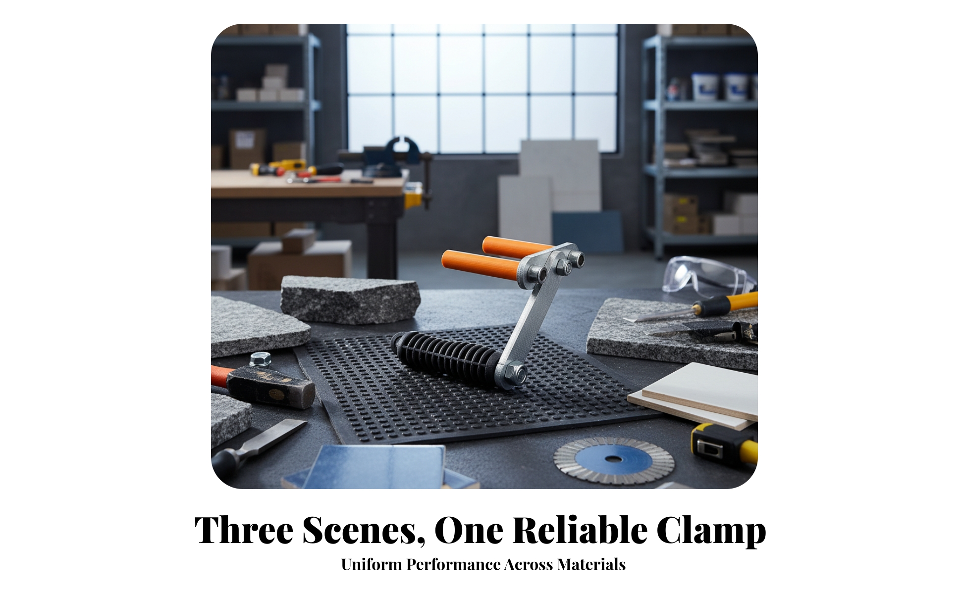 Slab Lifter Multifunctional Stone Lifting Clamp Ergonomic for Home Renovation