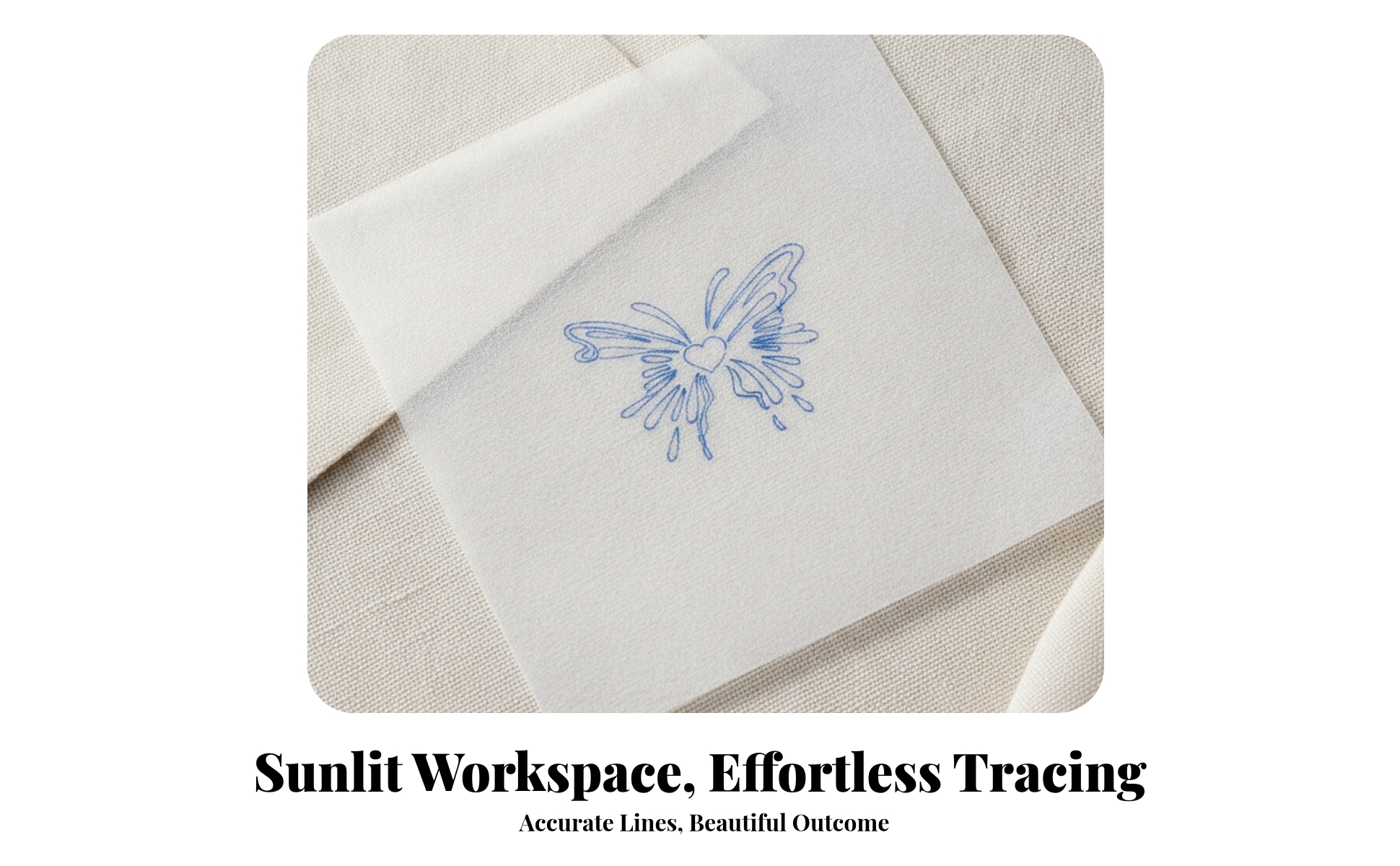 5 Pieces Embroidery Transfer Paper Translucent Embroidery Transfer Film