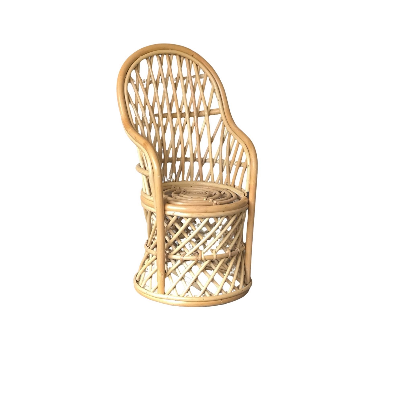 Rattansessel Vintage Korbsessel Rustikal Für Kinderzimmer, Babys