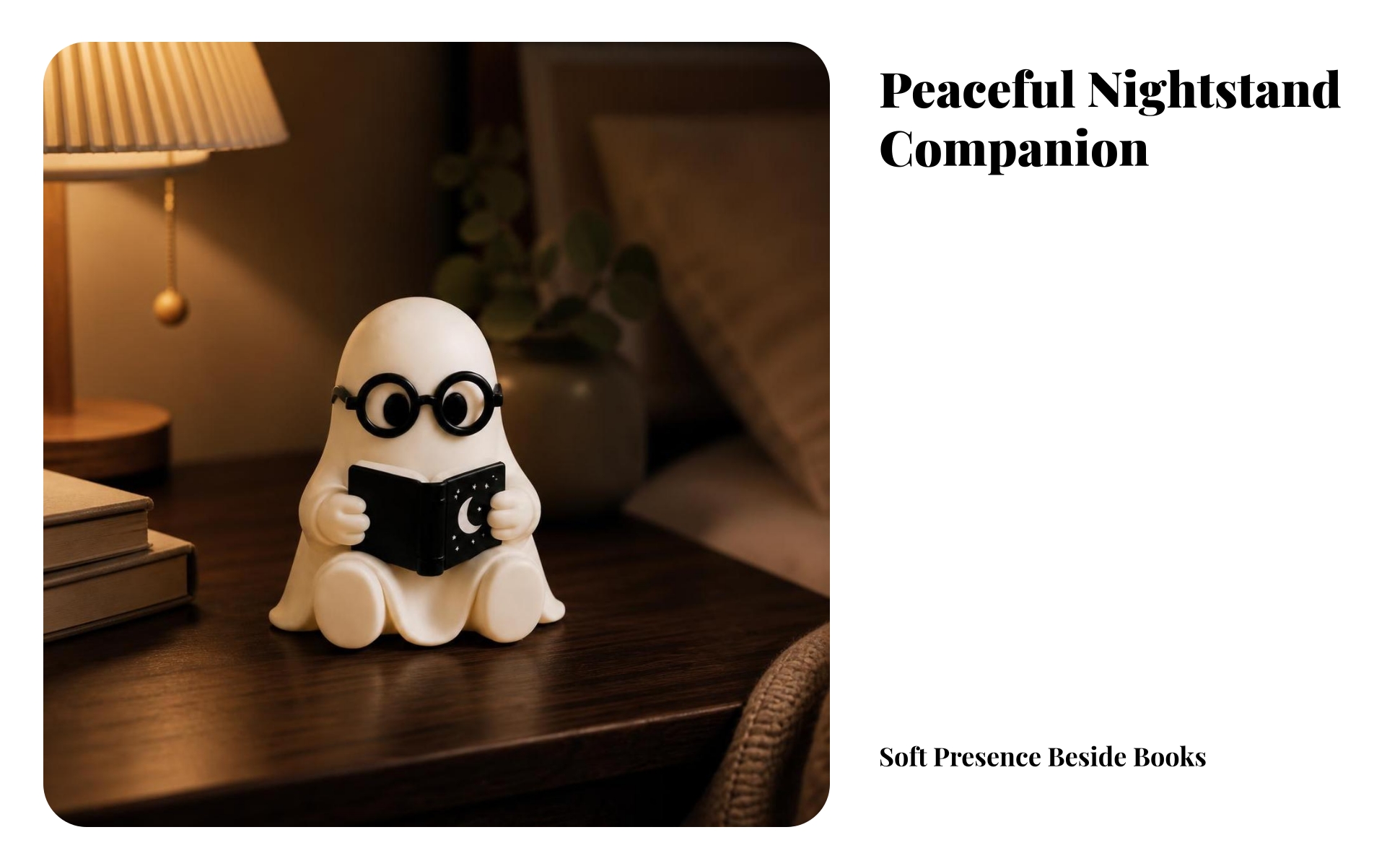 Resin Ghost Figurine Cute Tabletop Ghost Ornament Artisanal for Halloween