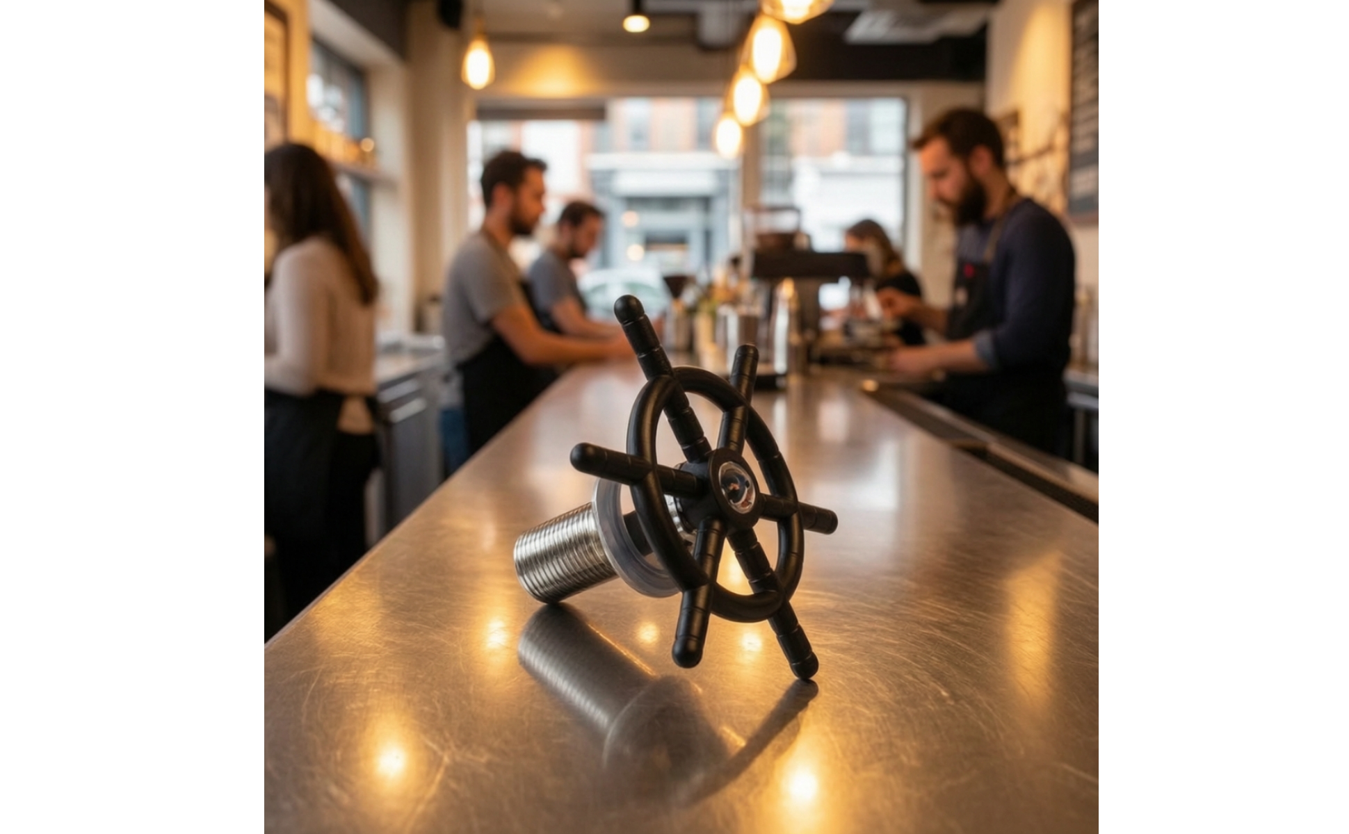 Glass Rinser Countertop Cup Washer High-Pressure for Taverns, Bartenders