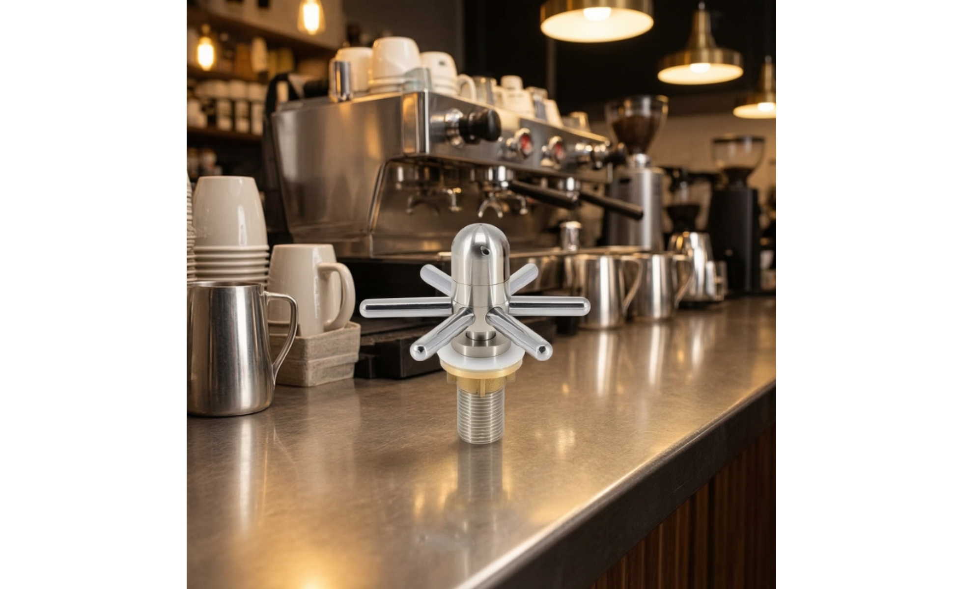 Glass Rinser Countertop Cup Washer High-Pressure for Taverns, Bartenders