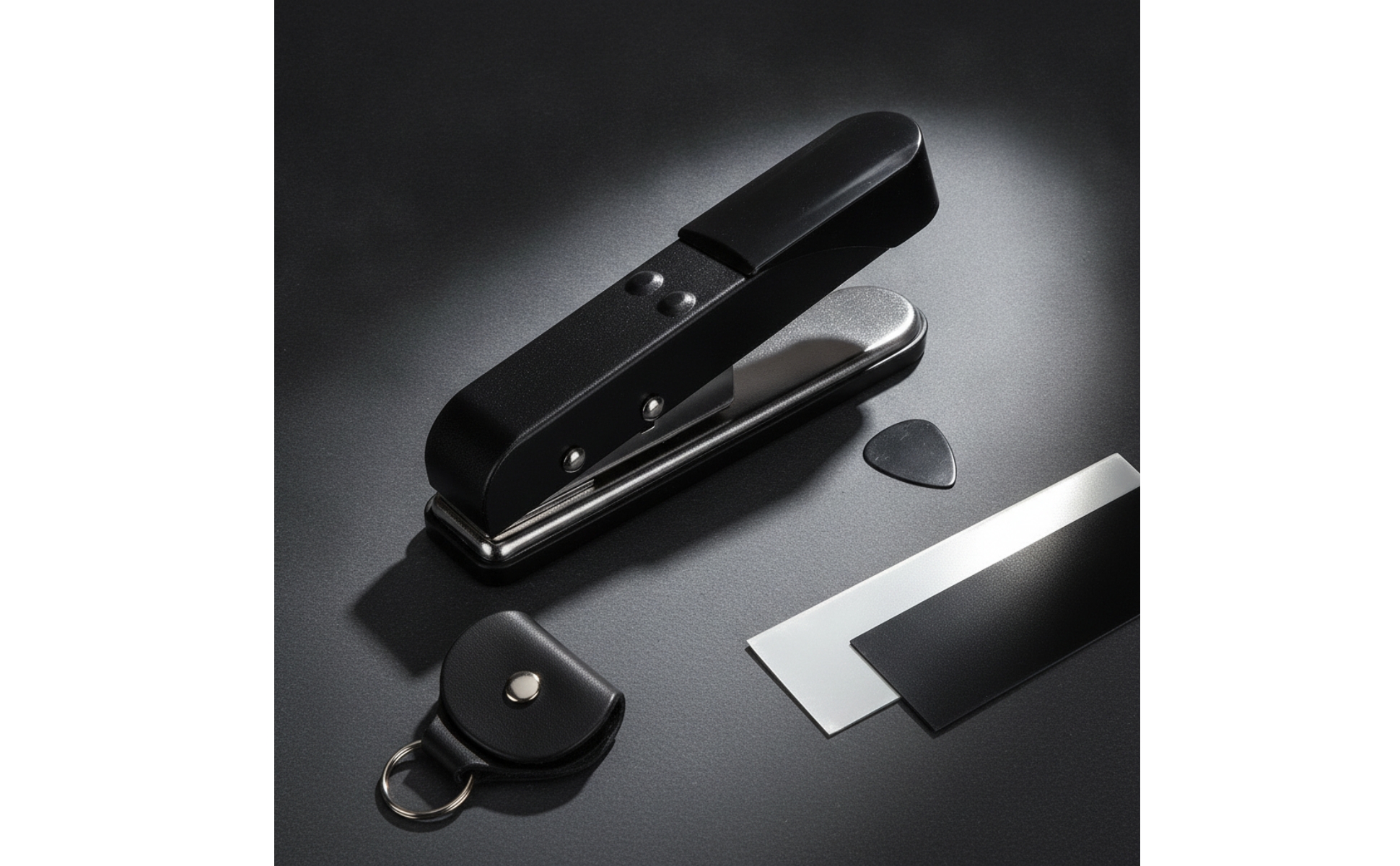 Guitar Pick Punch Heavy-Duty Guitar Pick Punch with Holder Diy for Travel, Gigs