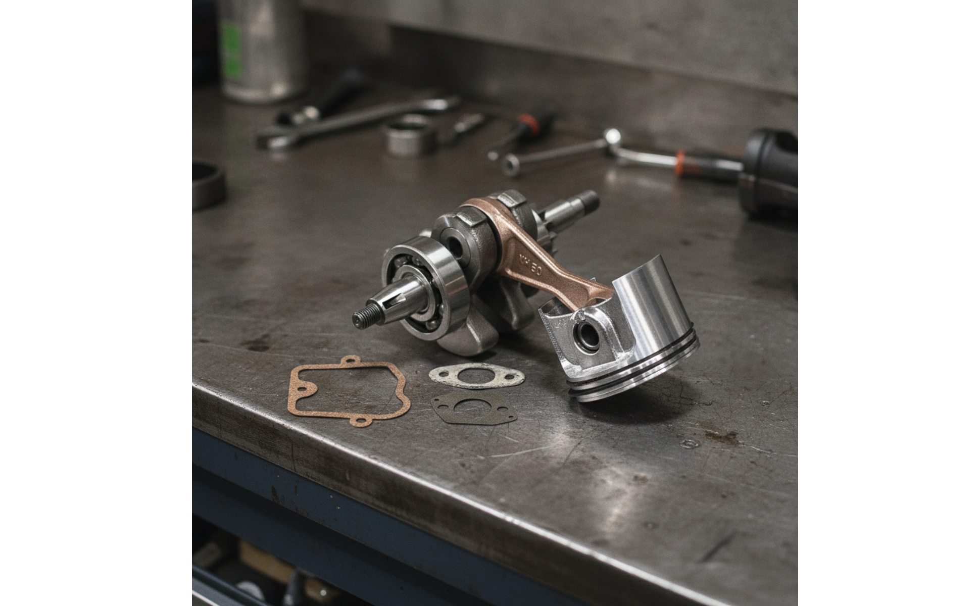 Crankshaft Assembly Direct Replacement Crankshaft with Piston Compatible